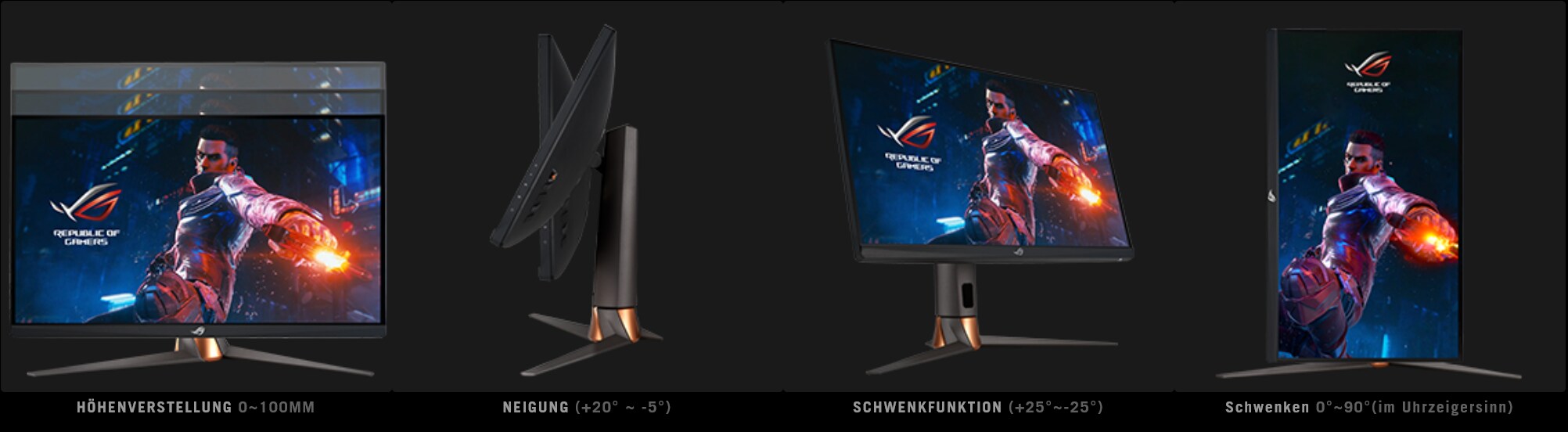 ASUS ROG Swift PG27UQR 68,6cm (27") 4K IPS Gaming Monitor HDMI/DP 160Hz