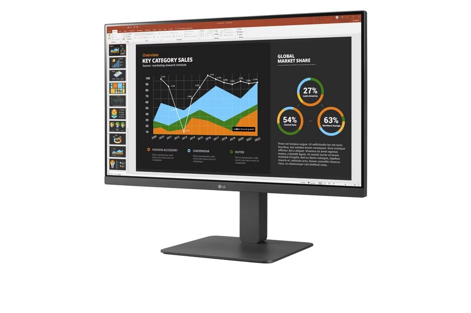 LG 27BR650B-C 68,6 cm (27") Full HD 16:9 IPS Monitor HDMI/DP/USB-C