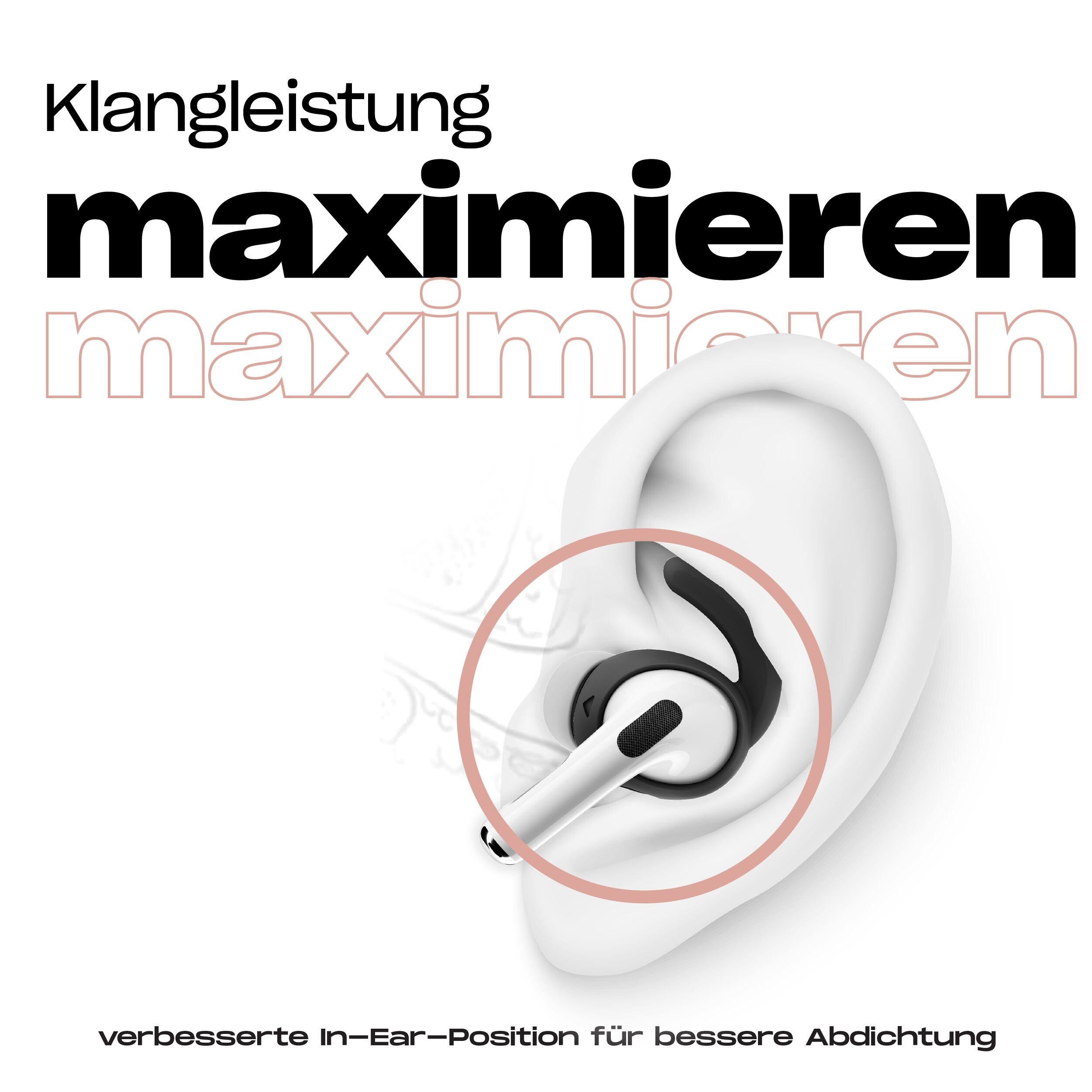 EarBuddyz für AirPods Pro Schwarz