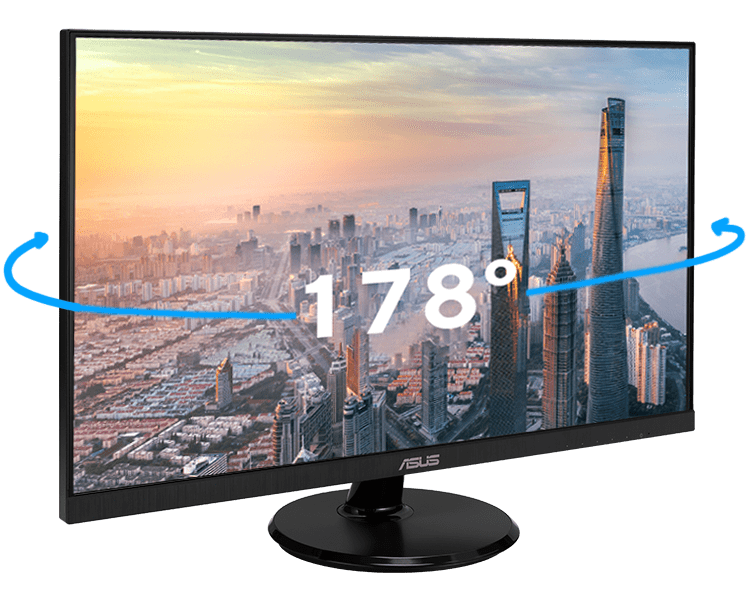 ASUS VA24DQF 60,5cm (23,8") FHD IPS Office Monitor 16:9 HDMI/DP 100Hz 5ms Sync