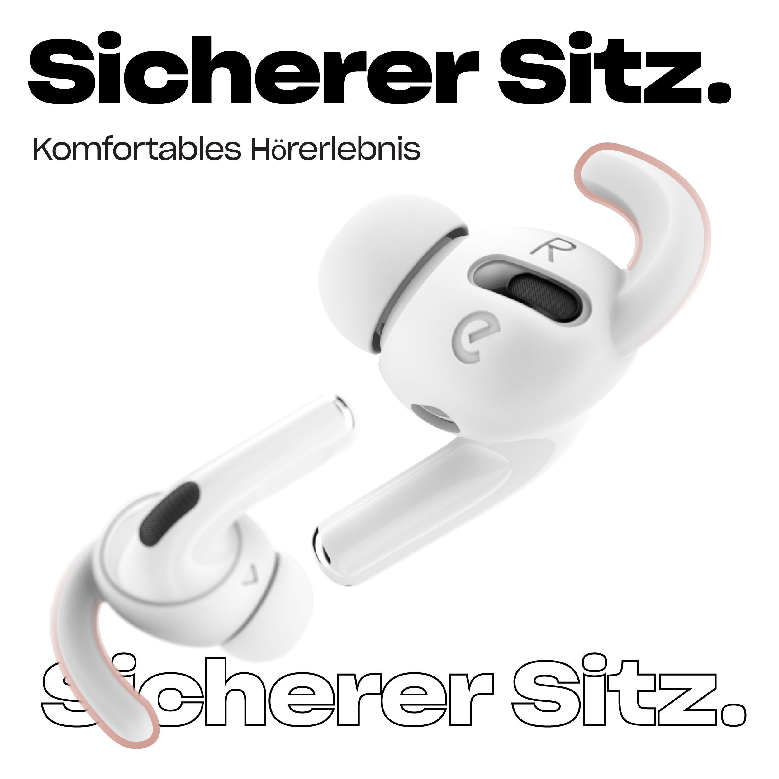 EarBuddyz für AirPods Pro Gen. 2 Weiß