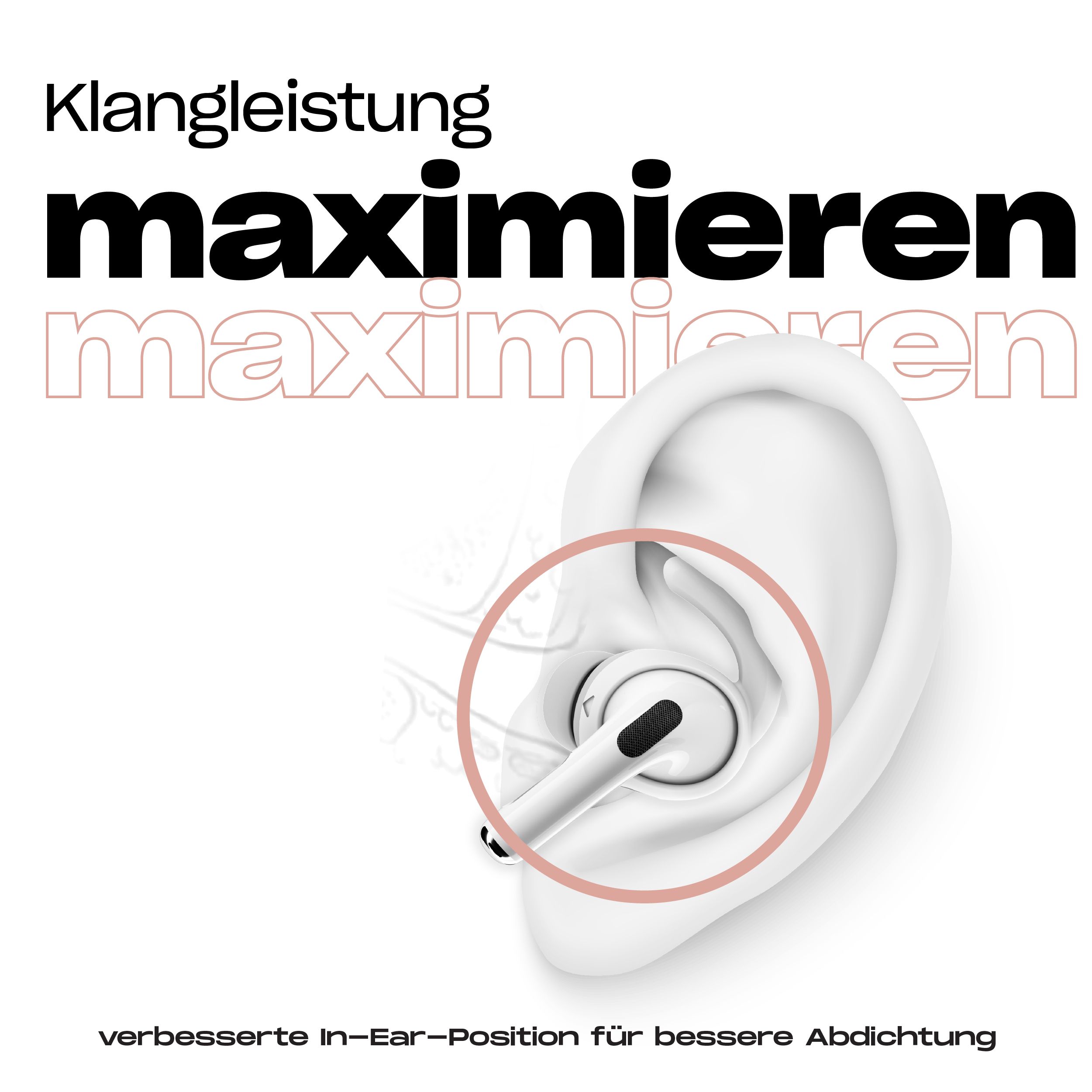 EarBuddyz für AirPods Pro Gen. 2 Weiß