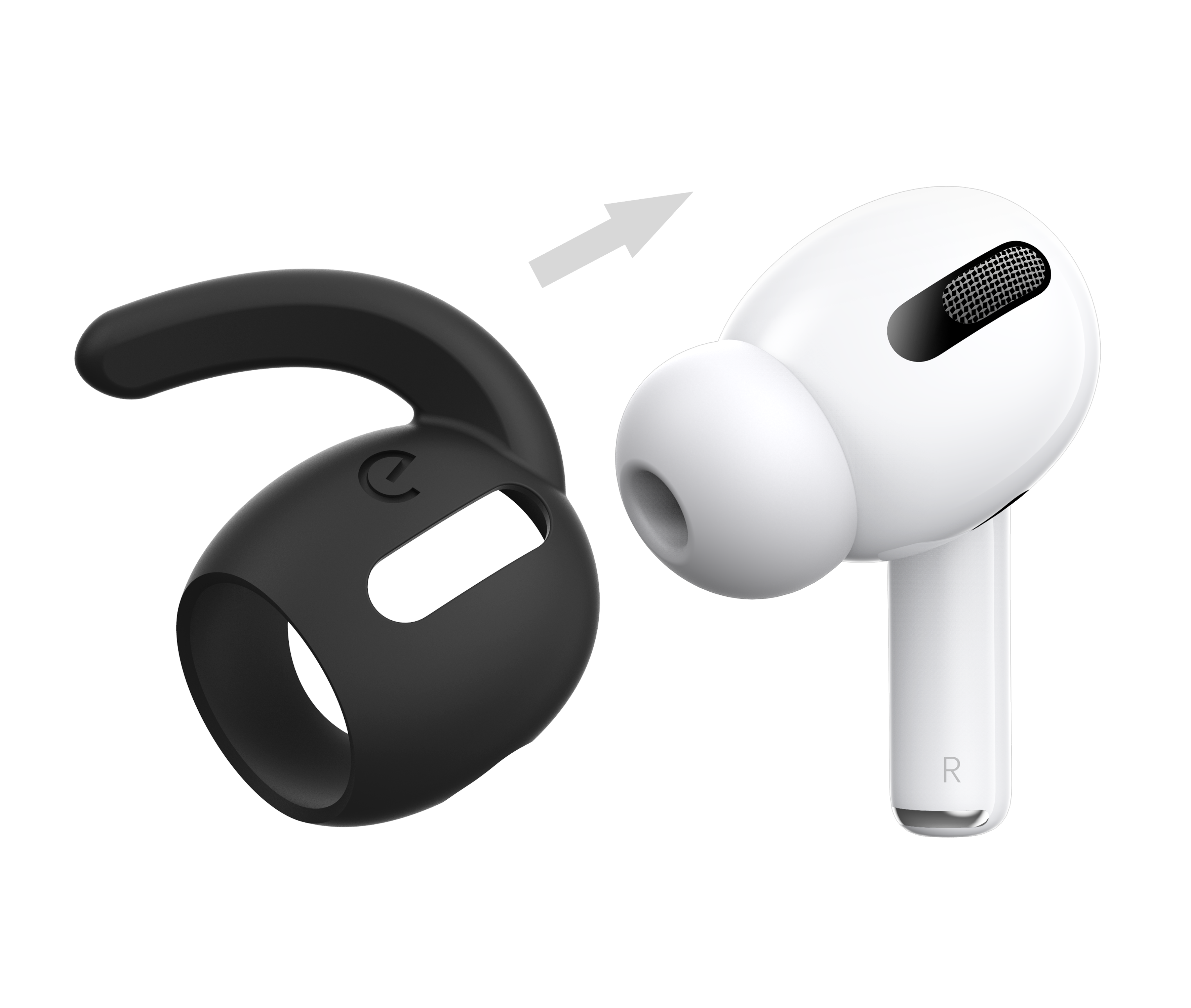 EarBuddyz für AirPods Pro Gen. 2 Schwarz