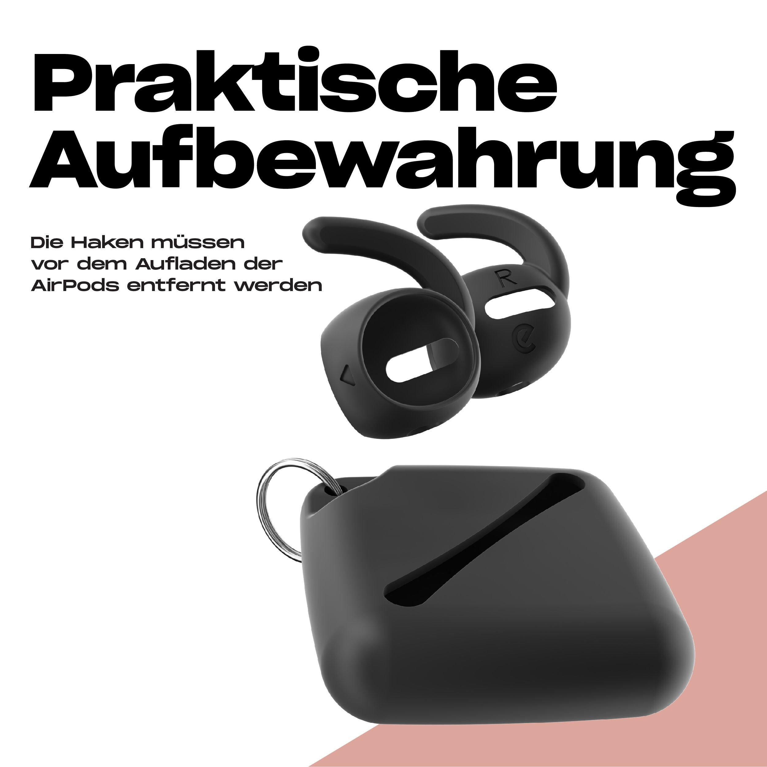 EarBuddyz für AirPods Pro Gen. 2 Schwarz