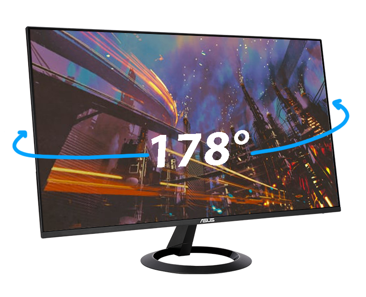 ASUS VZ24EHF 60,5cm (23,8") FHD IPS Office Monitor 16:9 HDMI 100Hz 5ms Sync