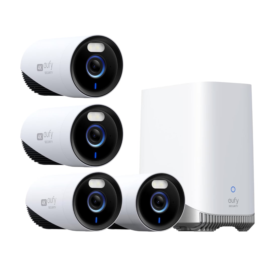 eufy E330 Überwachungskamera Set 4+1 4K Outdoor NVR 1TB lokaler Speicher