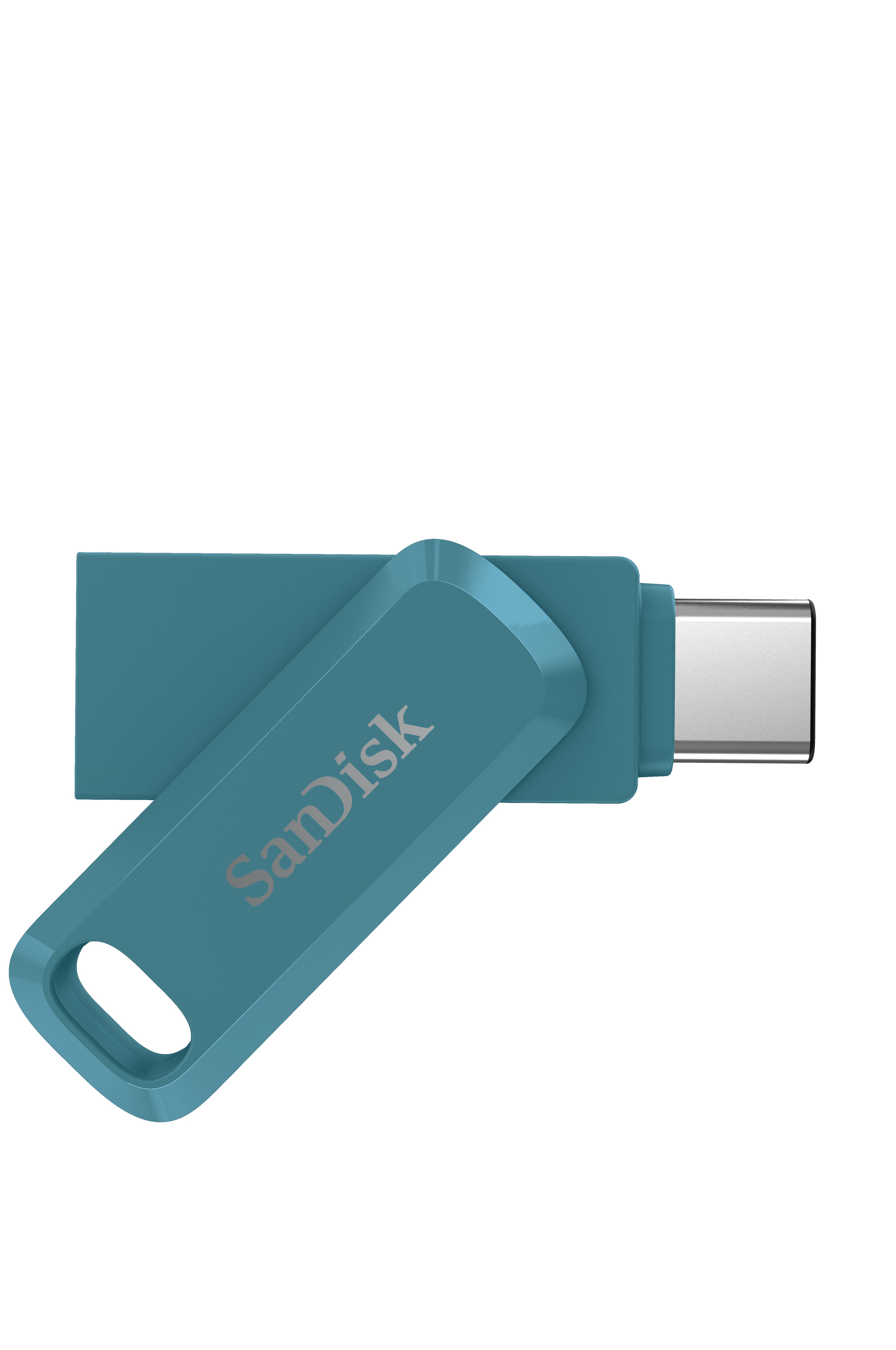 SanDisk Ultra Dual Drive Go 64 GB USB 3.1 Type-C / USB-A Stick Navagio Bay Blau