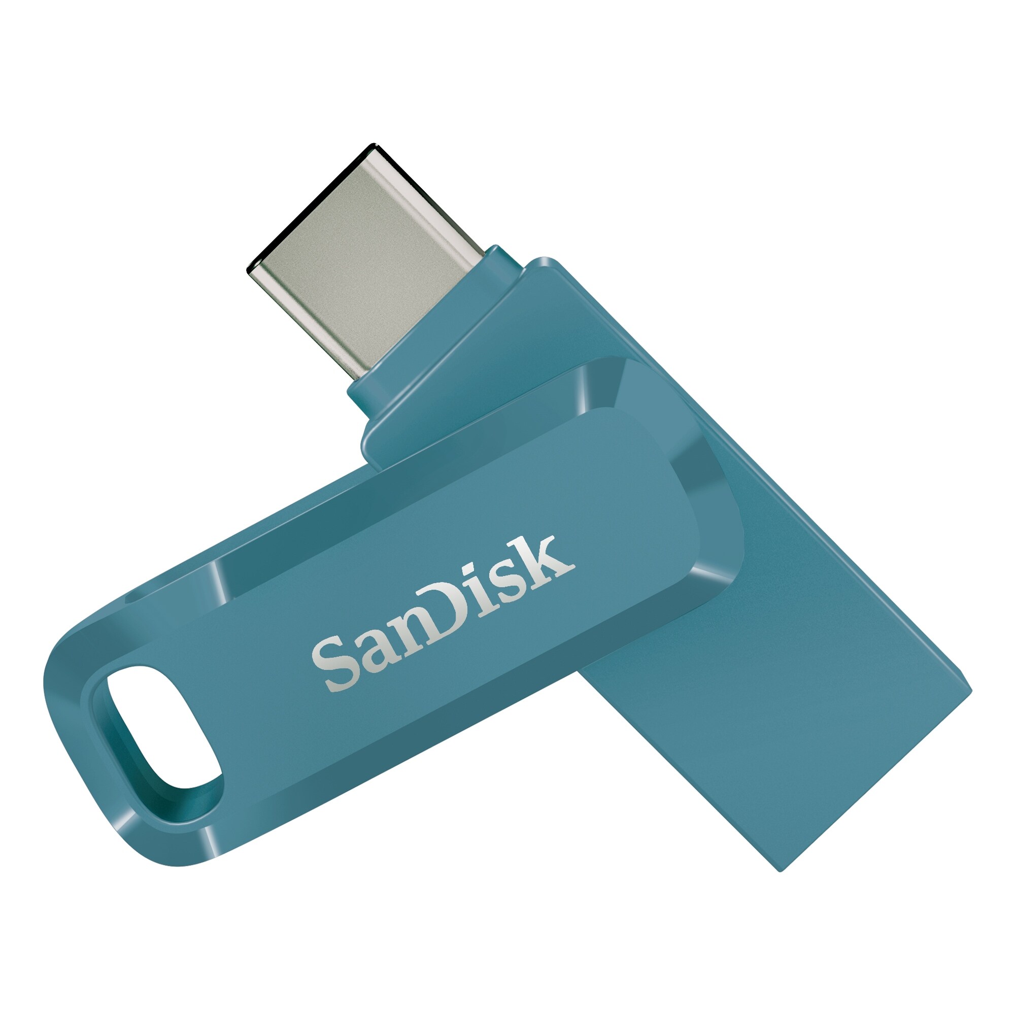 SanDisk Ultra Dual Drive Go 64 GB USB 3.1 Type-C / USB-A Stick Navagio Bay Blau