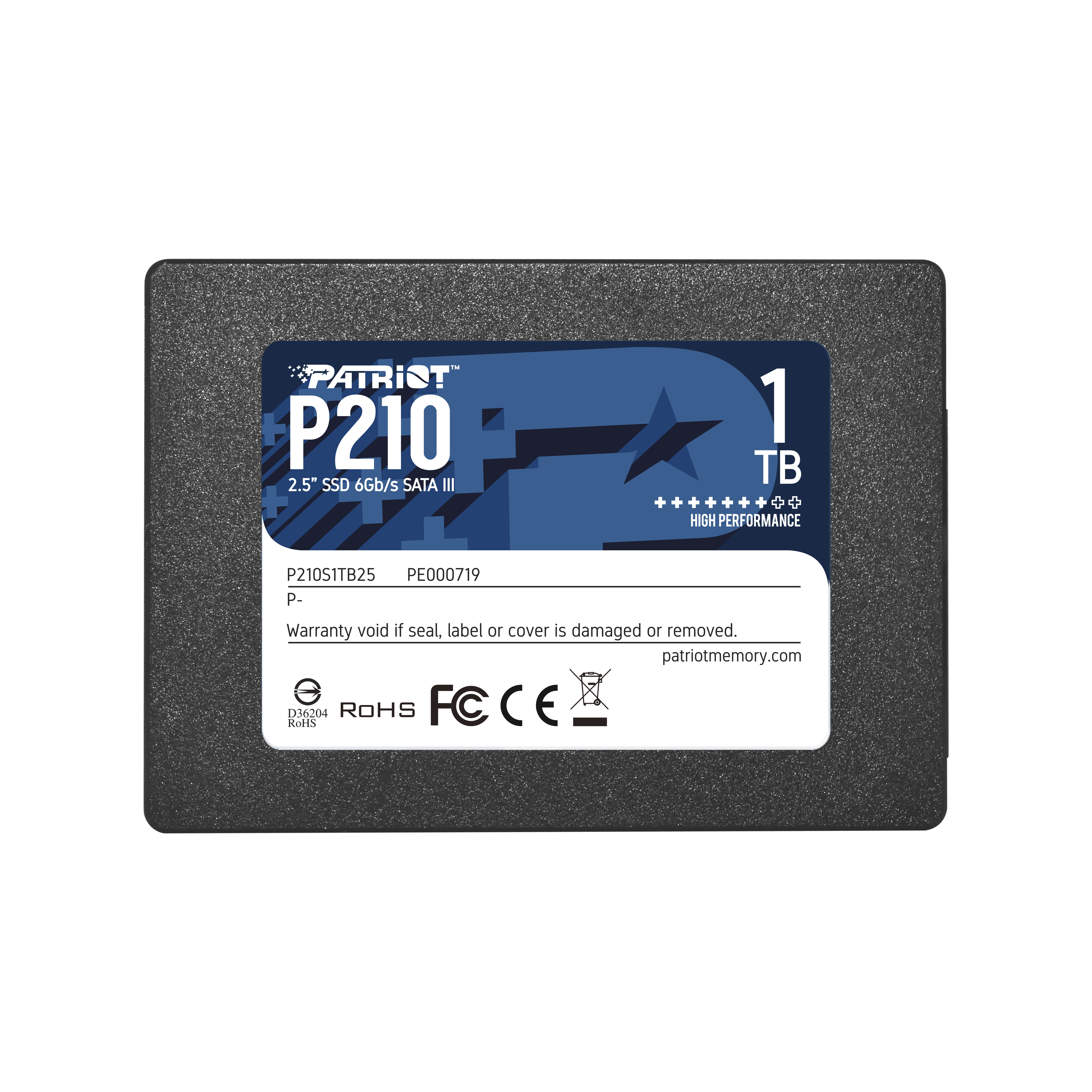 Patriot P210 SATA SSD 1TB 2,5 Zoll