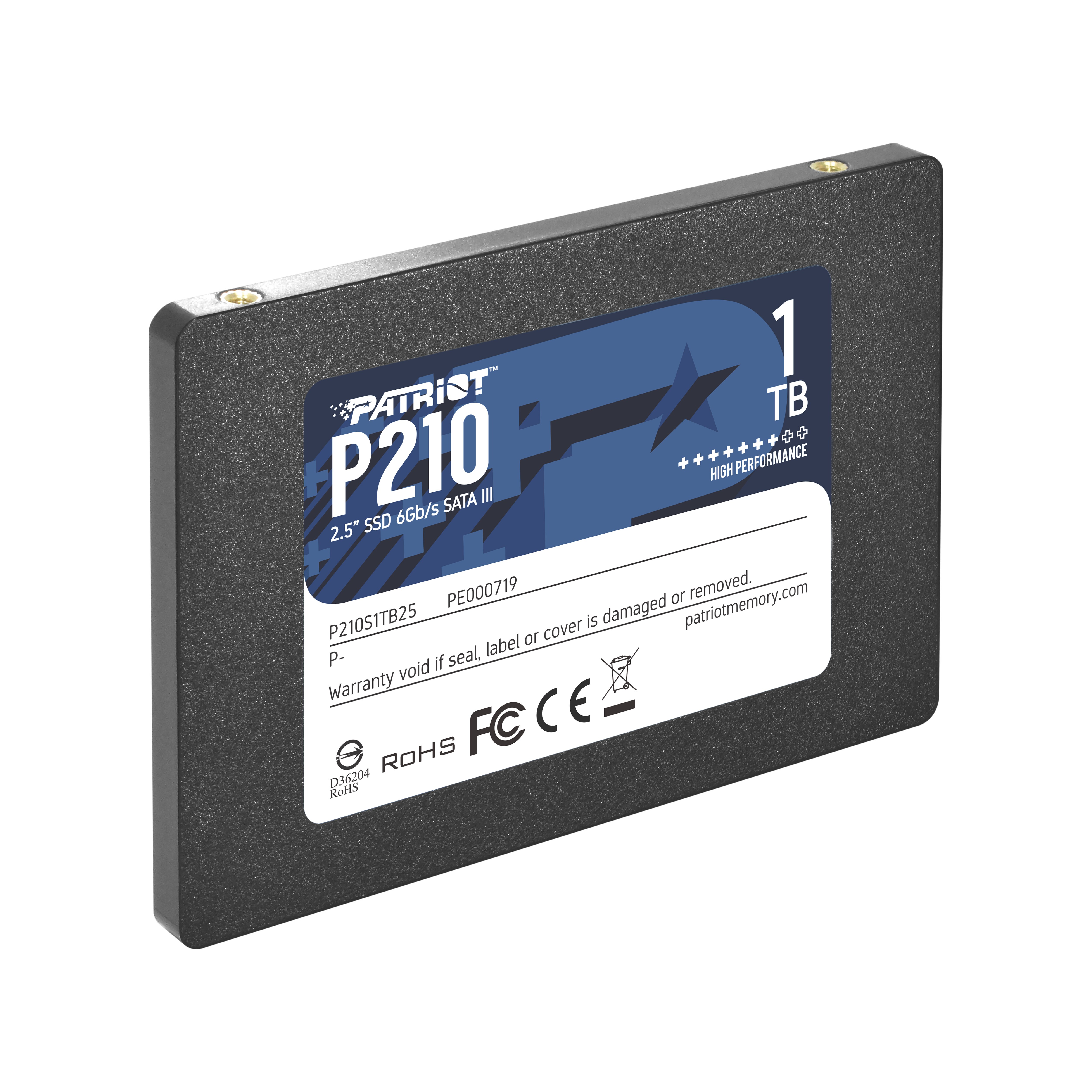 Patriot P210 SATA SSD 1TB 2,5 Zoll