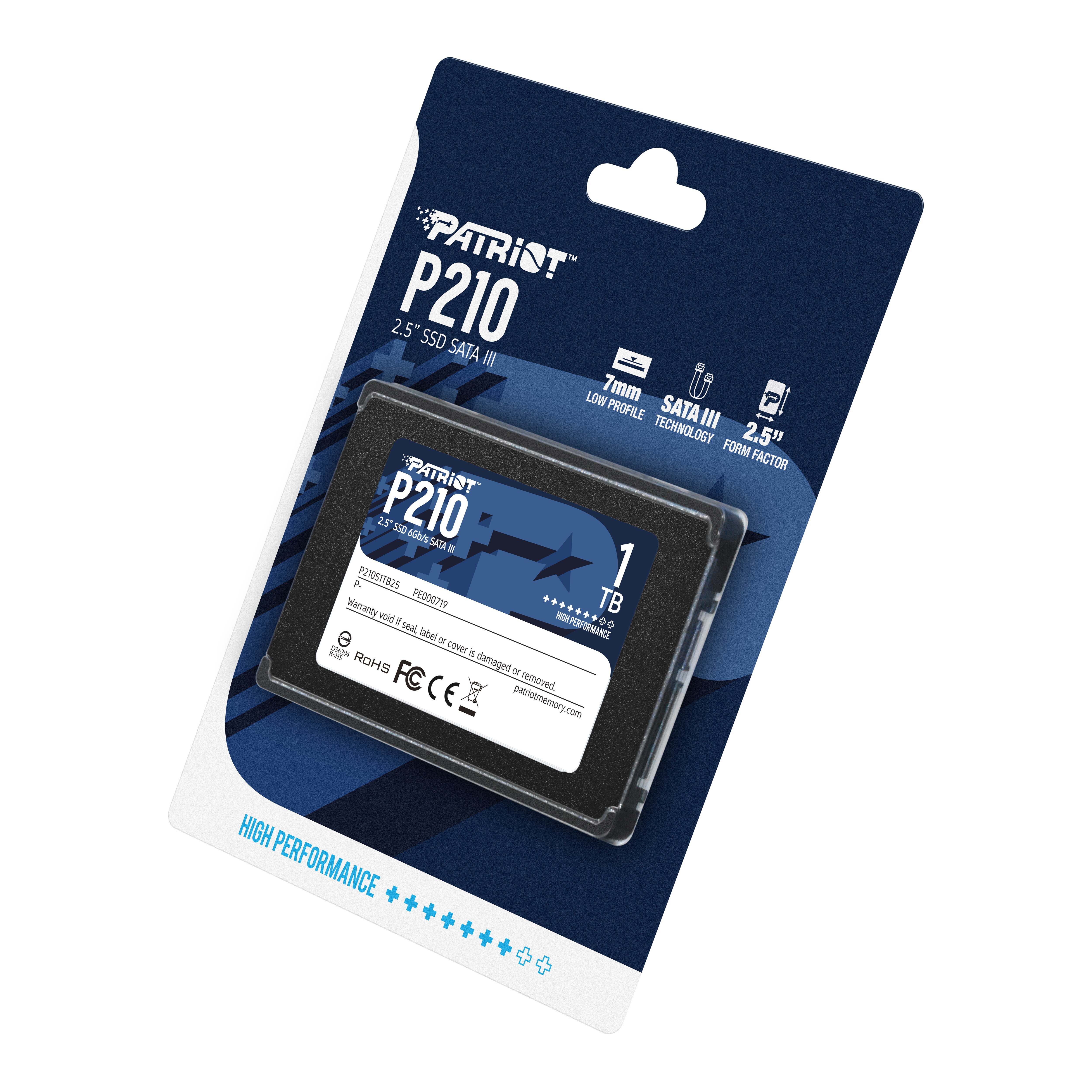 Patriot P210 SATA SSD 1TB 2,5 Zoll