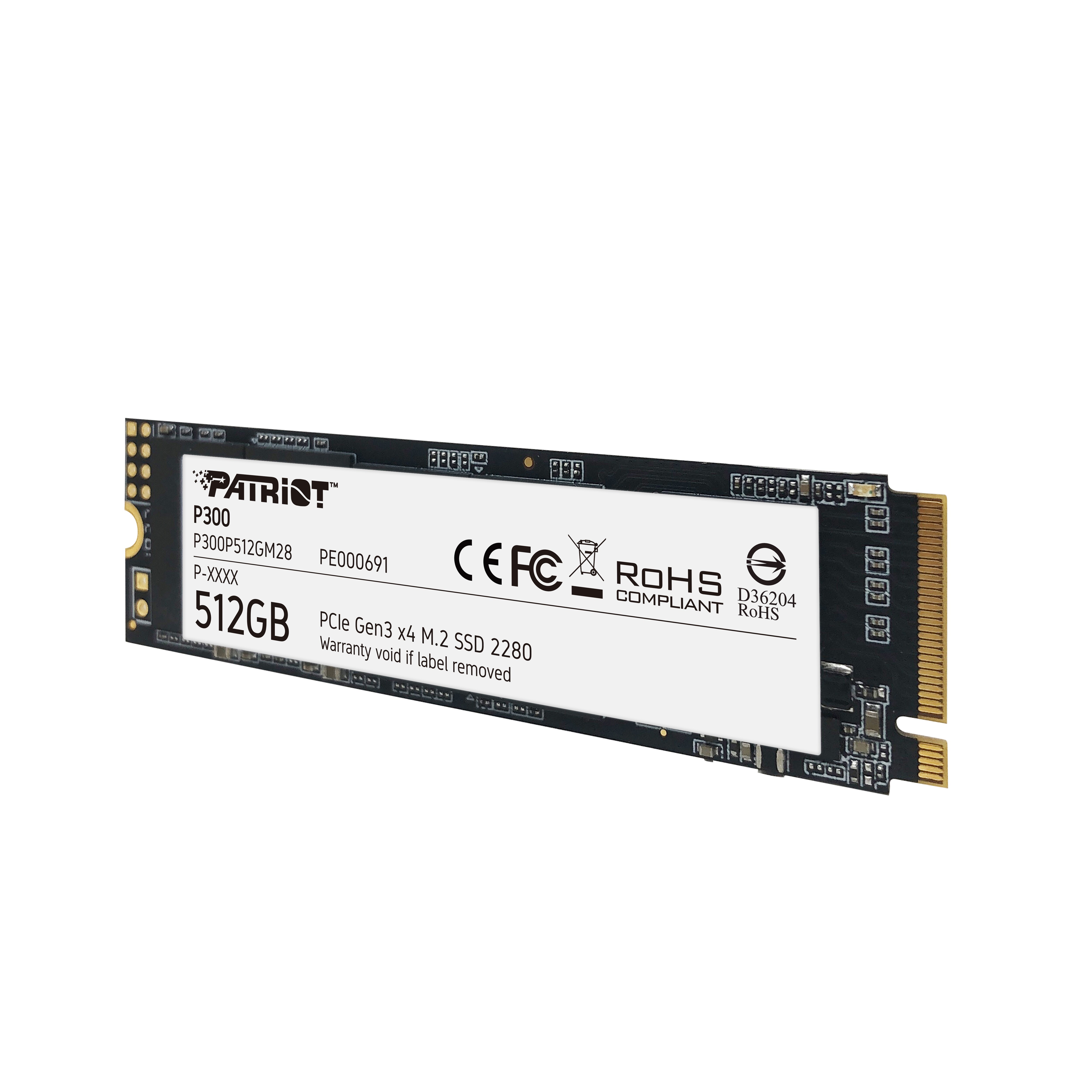 Patriot P300 SSD 512GB NVMe M2 2280