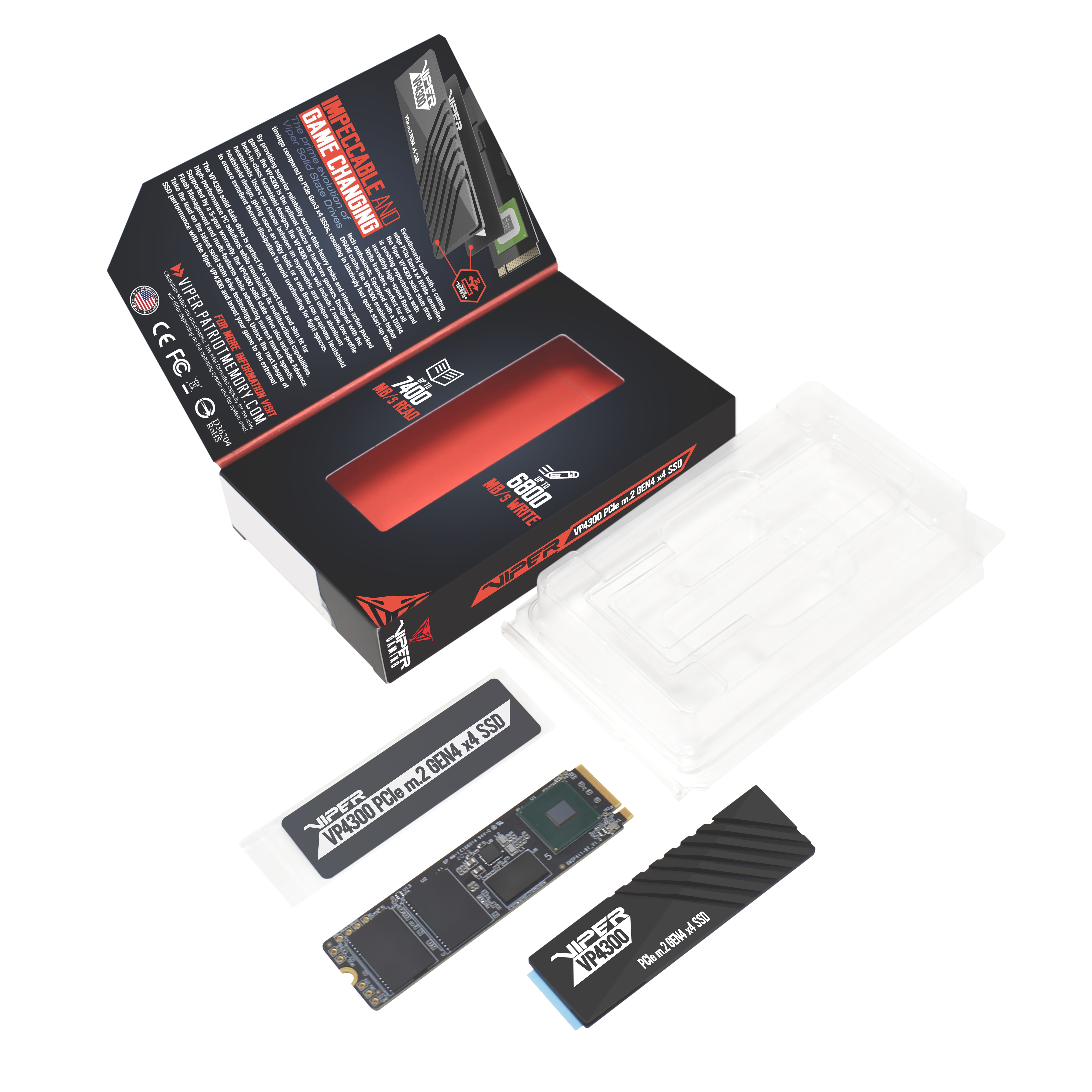 Patriot VP4300 SSD 2TB NVMe M2 2280