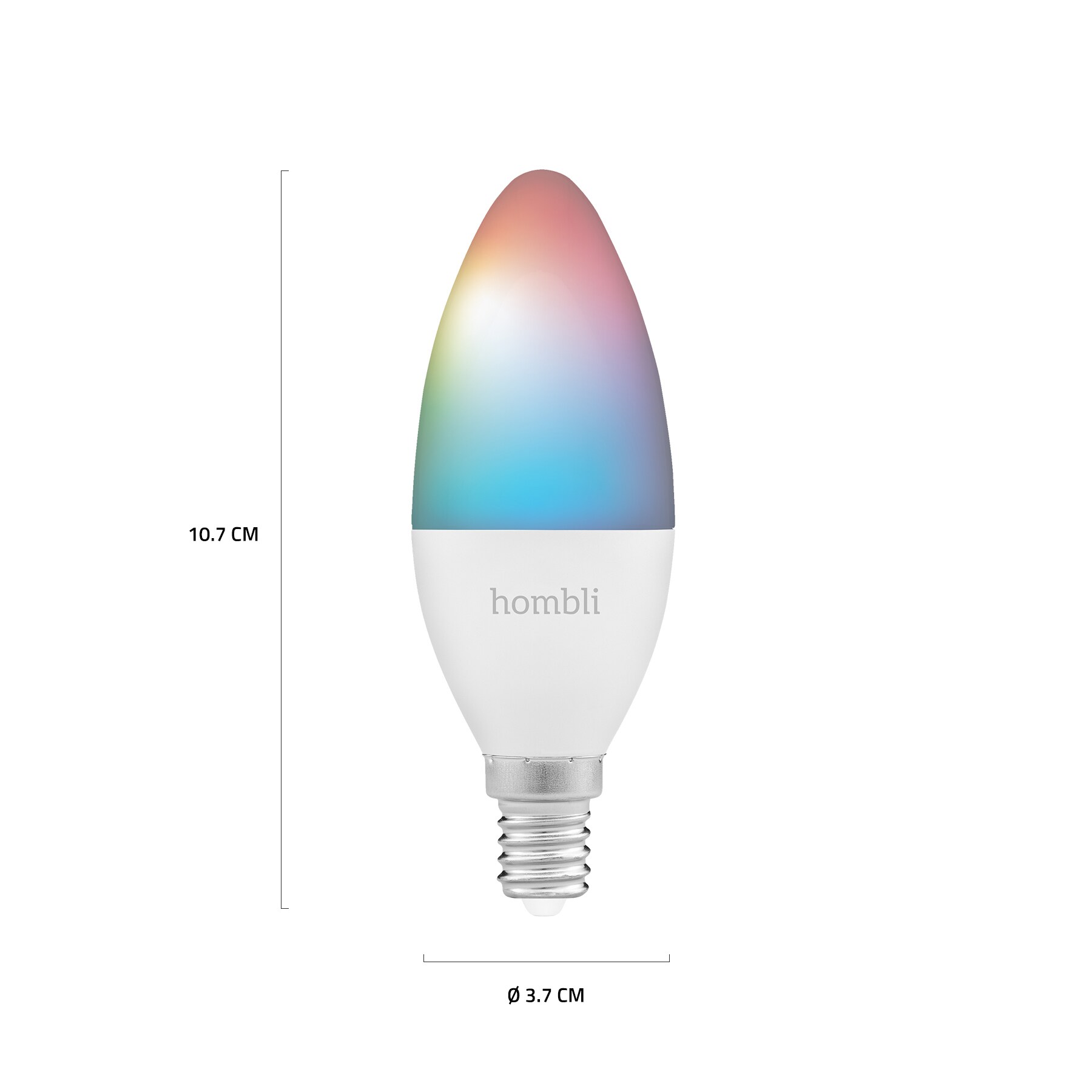 Hombli smarte Glühbirne, 4,5W, E14, RGB