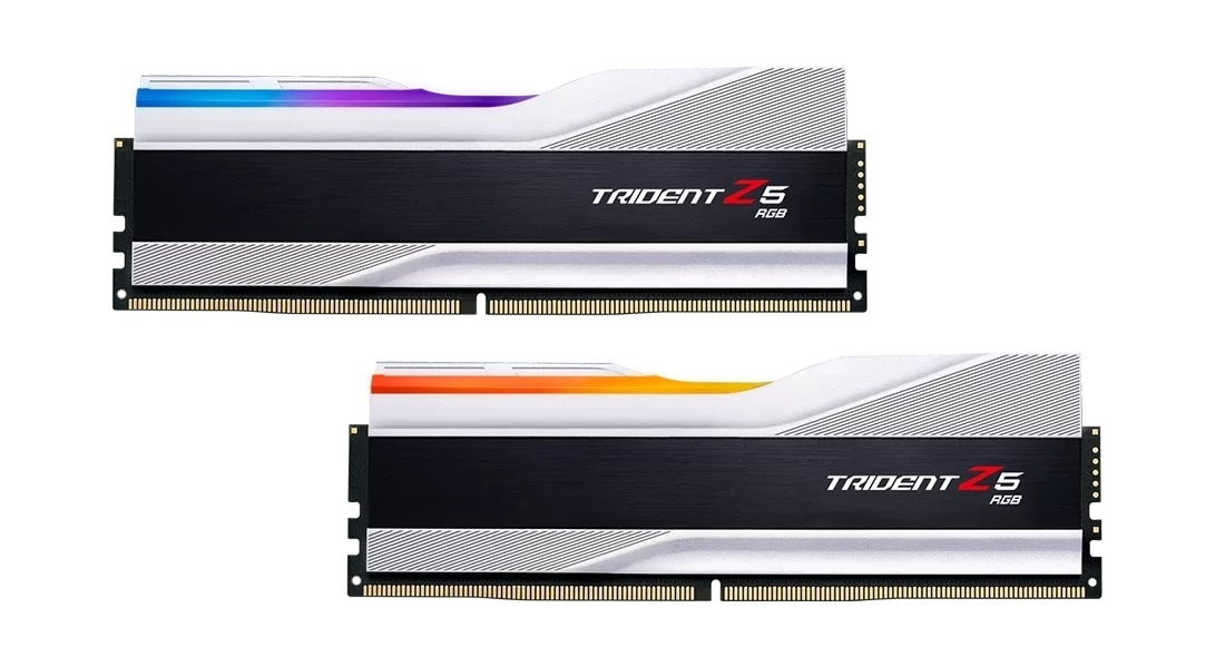 32GB (2x16GB) G.Skill Trident Z5 RGB Silber DDR5-6400 CL32 RAM Speicher Kit