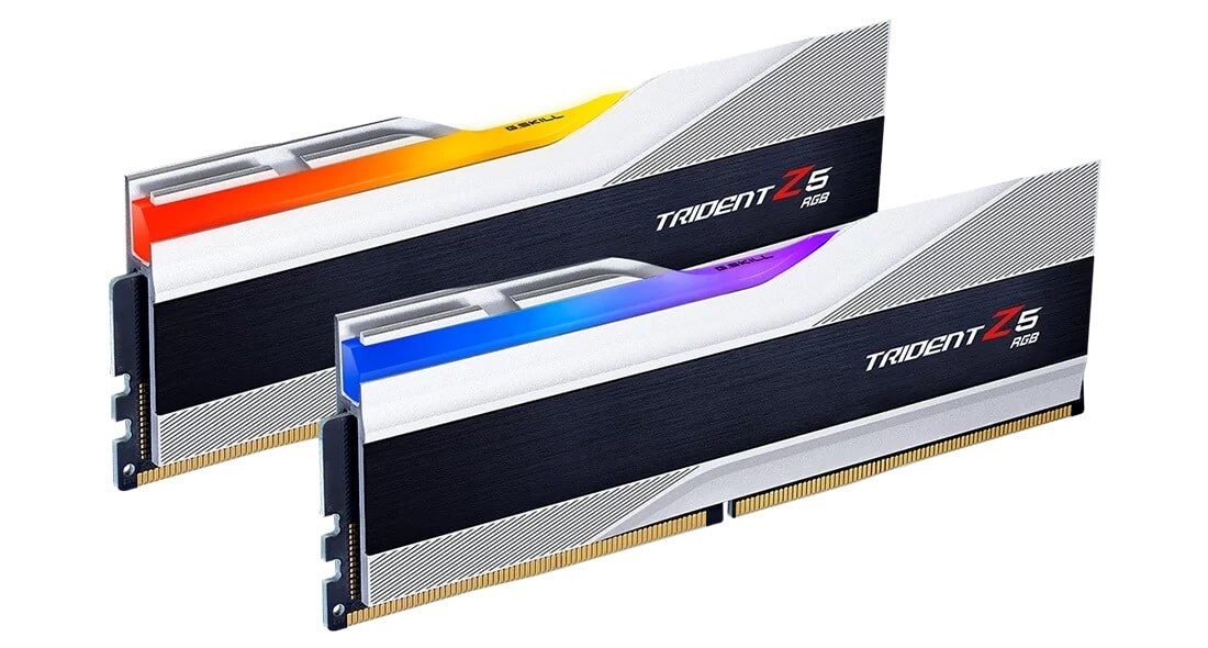 32GB (2x16GB) G.Skill Trident Z5 RGB Silber DDR5-6400 CL32 RAM Speicher Kit