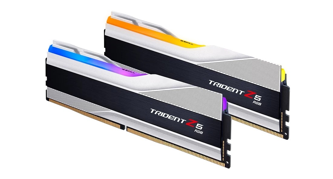 32GB (2x16GB) G.Skill Trident Z5 RGB Silber DDR5-6400 CL32 RAM Speicher Kit