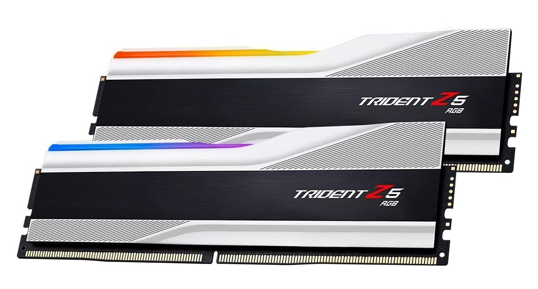 32GB (2x16GB) G.Skill Trident Z5 RGB Silber DDR5-6400 CL32 RAM Speicher Kit