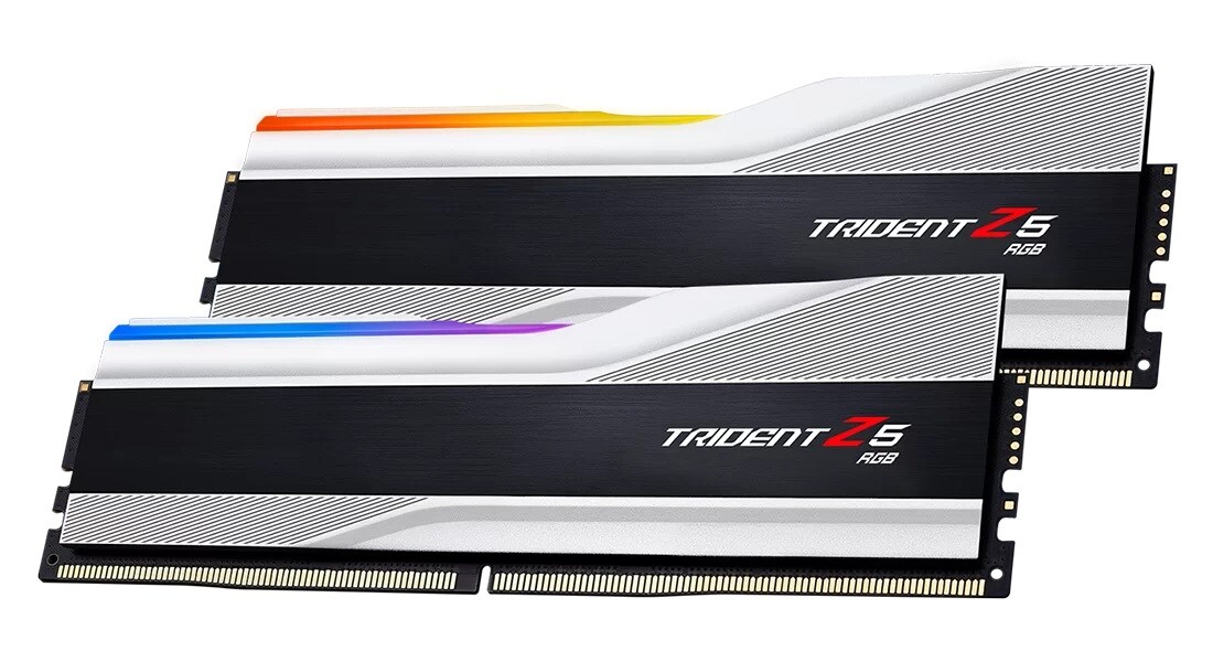 32GB (2x16GB) G.Skill Trident Z5 RGB Silber DDR5-6000 CL36 RAM Speicher Kit