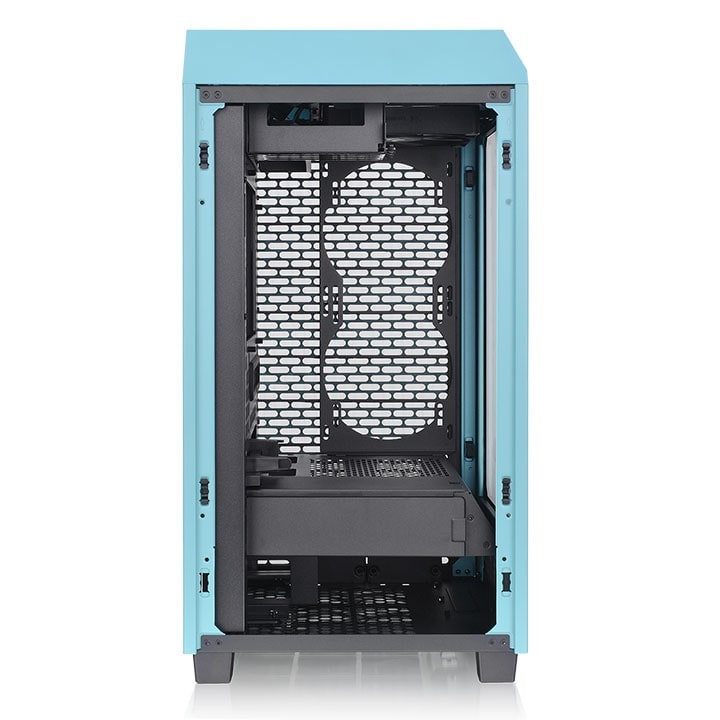 Thermaltake The Tower 200 Mini-Tower Mini-ITX Gehäuse mit Sichtfenster Turquoise