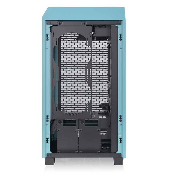 Thermaltake The Tower 200 Mini-Tower Mini-ITX Gehäuse mit Sichtfenster Turquoise