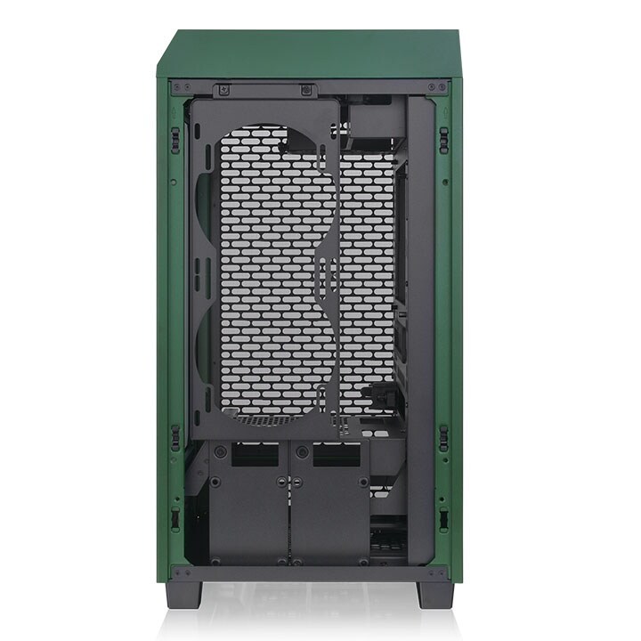 Thermaltake The Tower 200 Mini-Tower Mini-ITX Gehäuse Sichtfenster Racing Green