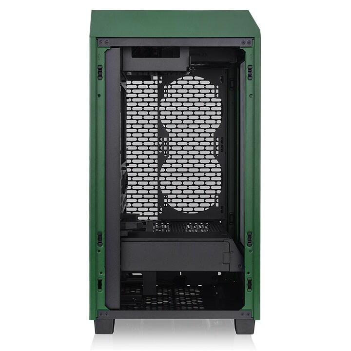 Thermaltake The Tower 200 Mini-Tower Mini-ITX Gehäuse Sichtfenster Racing Green