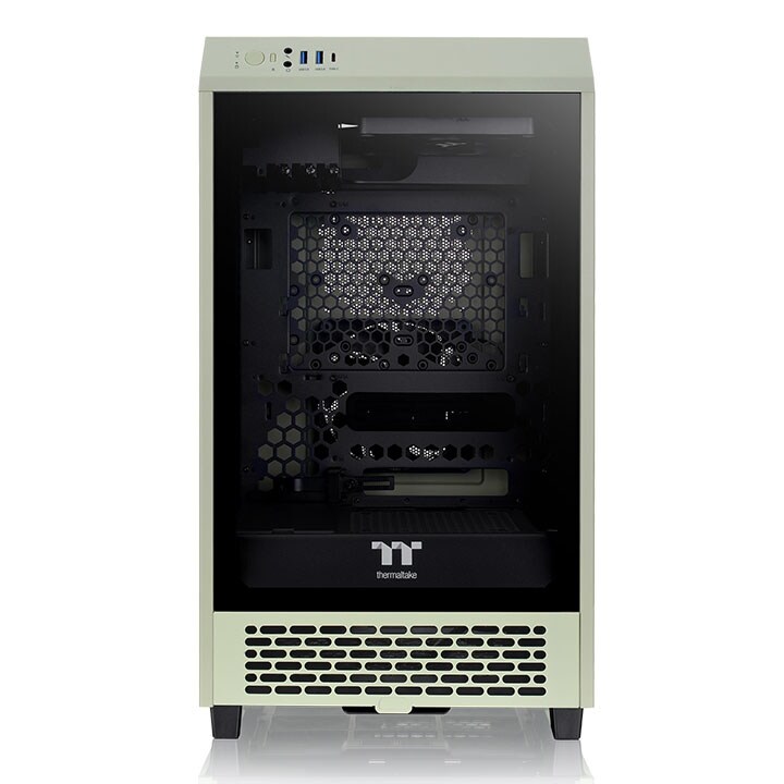 Thermaltake The Tower 200 Mini-Tower Mini-ITX Gehäuse Sichtfenster Matcha Green