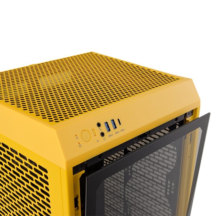 Thermaltake The Tower 200 Mini-Tower Mini-ITX Gehäuse Sichtfenster Bumblebee