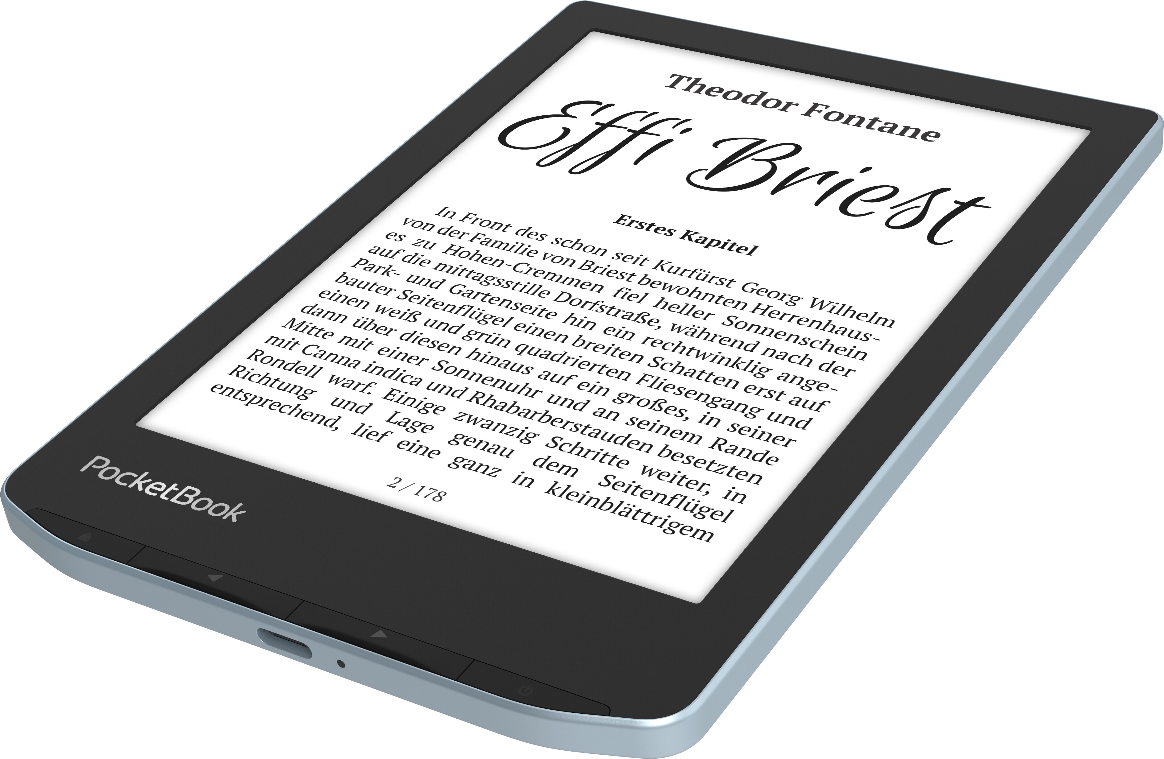 PocketBook Verse eReader bright blue mit 212 DPI 8 GB