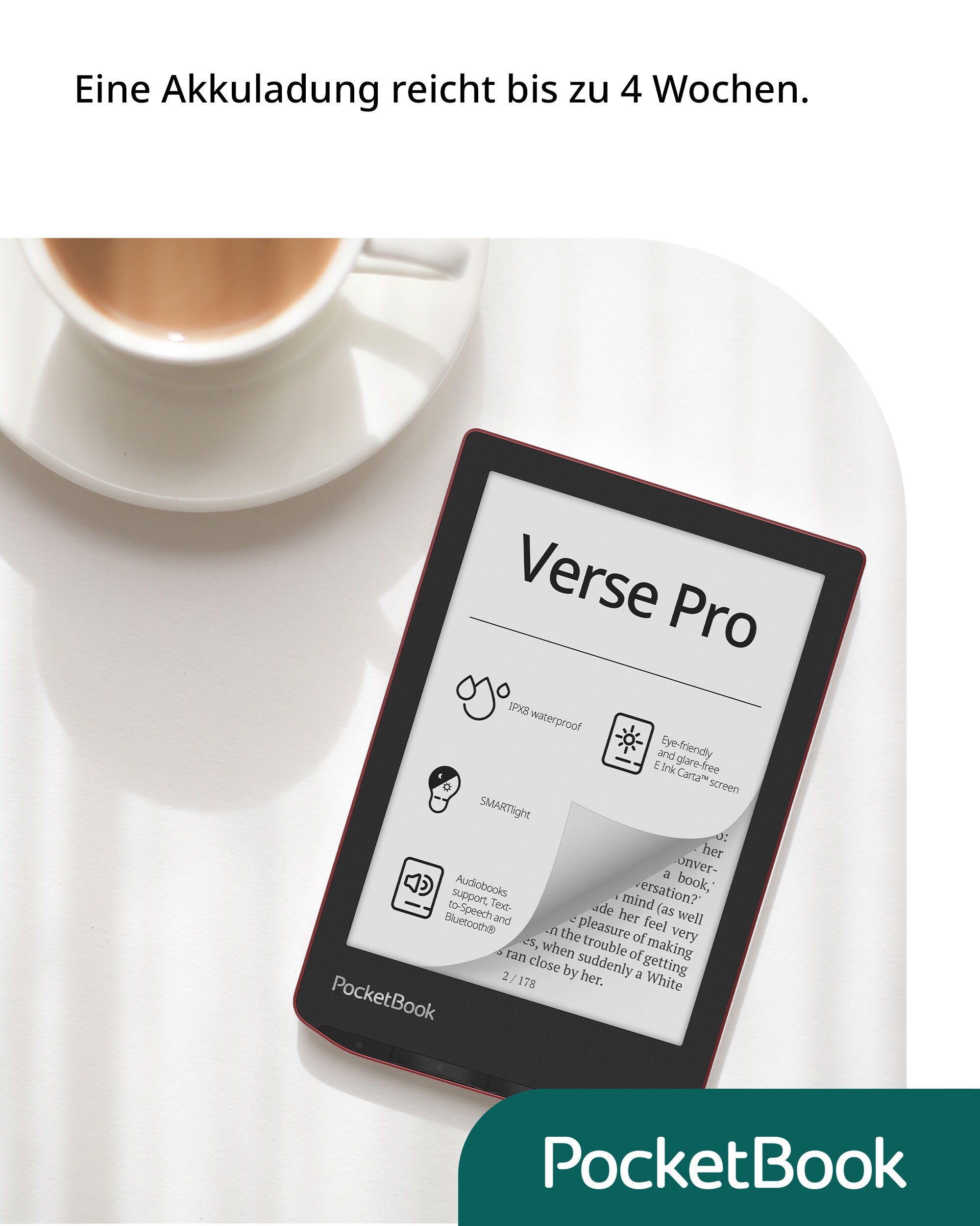 PocketBook Verse Pro eReader azure mit 300 DPI 16 GB