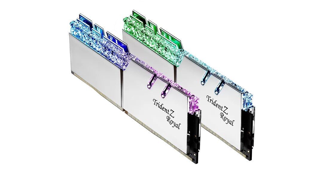 328GB (2x16GB) G.Skill TridentZ Royal Silber DDR4-3600 CL16 RAM Speicher Kit