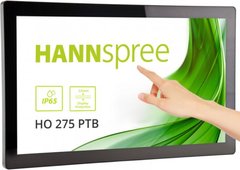 HANNspree HO275PTB Touch 68,6cm(27") FHD Touch Monitor 16:9 HDMI/DP/VGA/USB IP65