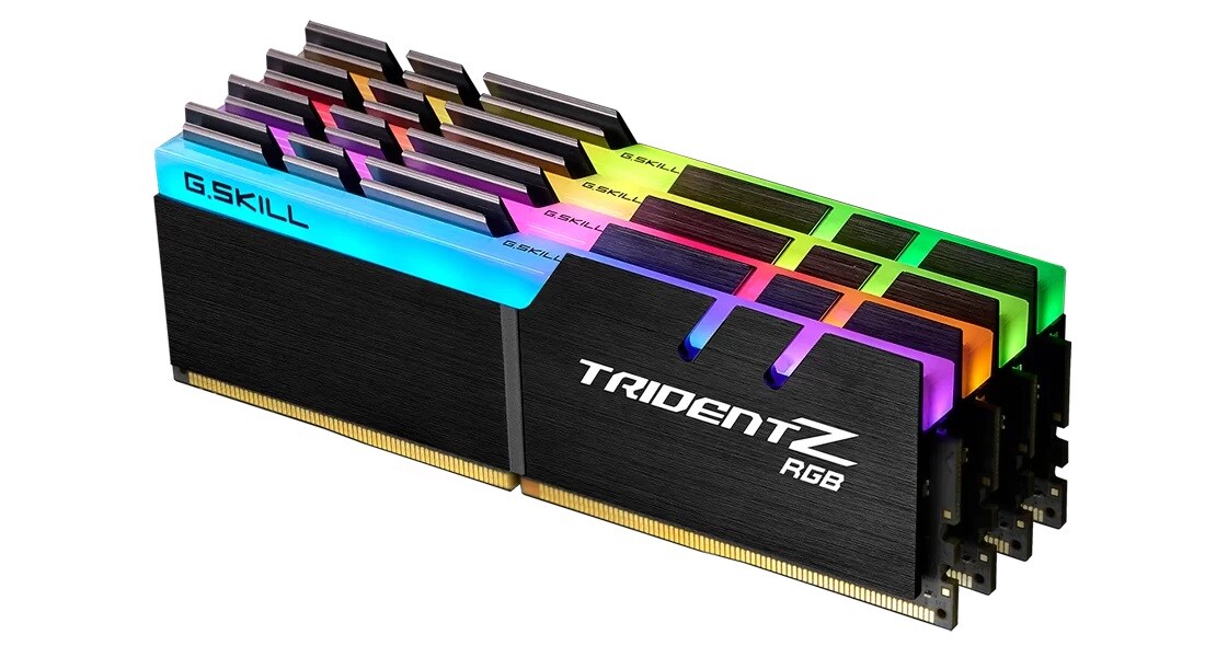 64GB (4x16GB) G.Skill TridentZ RGB DDR4-3200 CL16 RAM Speicher Kit