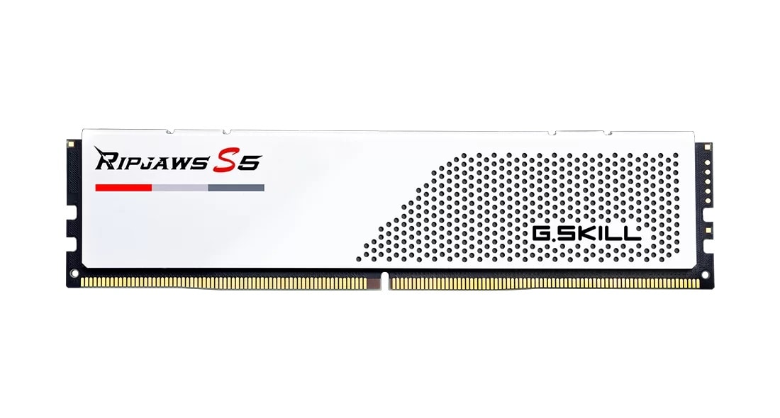 64GB (2x32GB) G.Skill Ripjaws S5 White DDR5-6000 CL30 RAM Speicher Kit