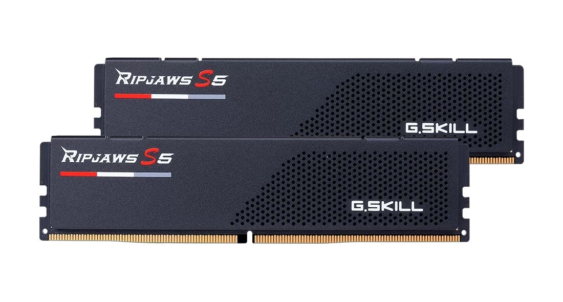 32GB (2x16GB) G.Skill Ripjaws S5 Black DDR5-6000 CL30 RAM Speicher Kit