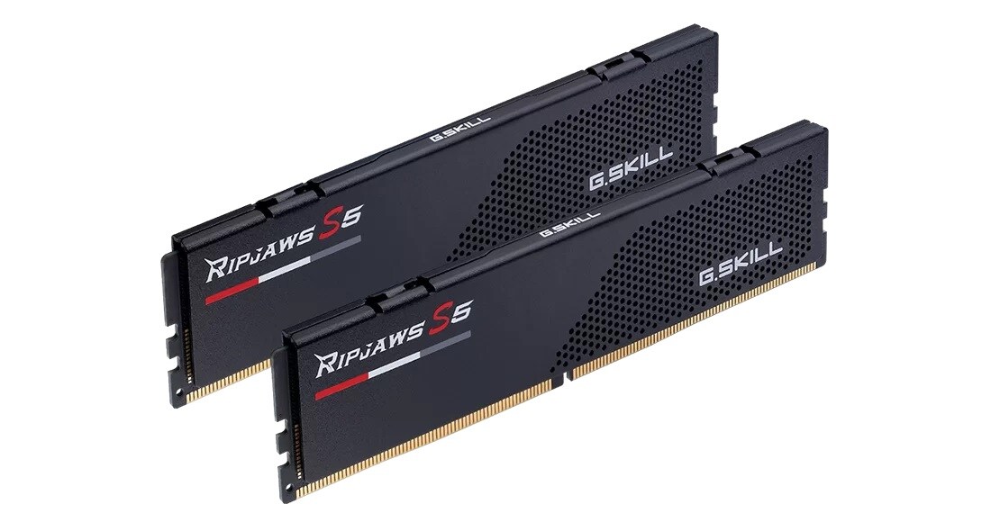 32GB (2x16GB) G.Skill Ripjaws S5 Black DDR5-6000 CL32 RAM Speicher Kit