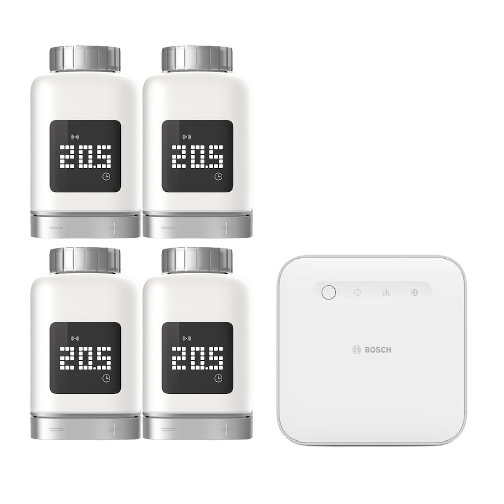 Bosch Smart Home Starter Set Smarte Heizung • 4x smartes Thermostat ++  Cyberport