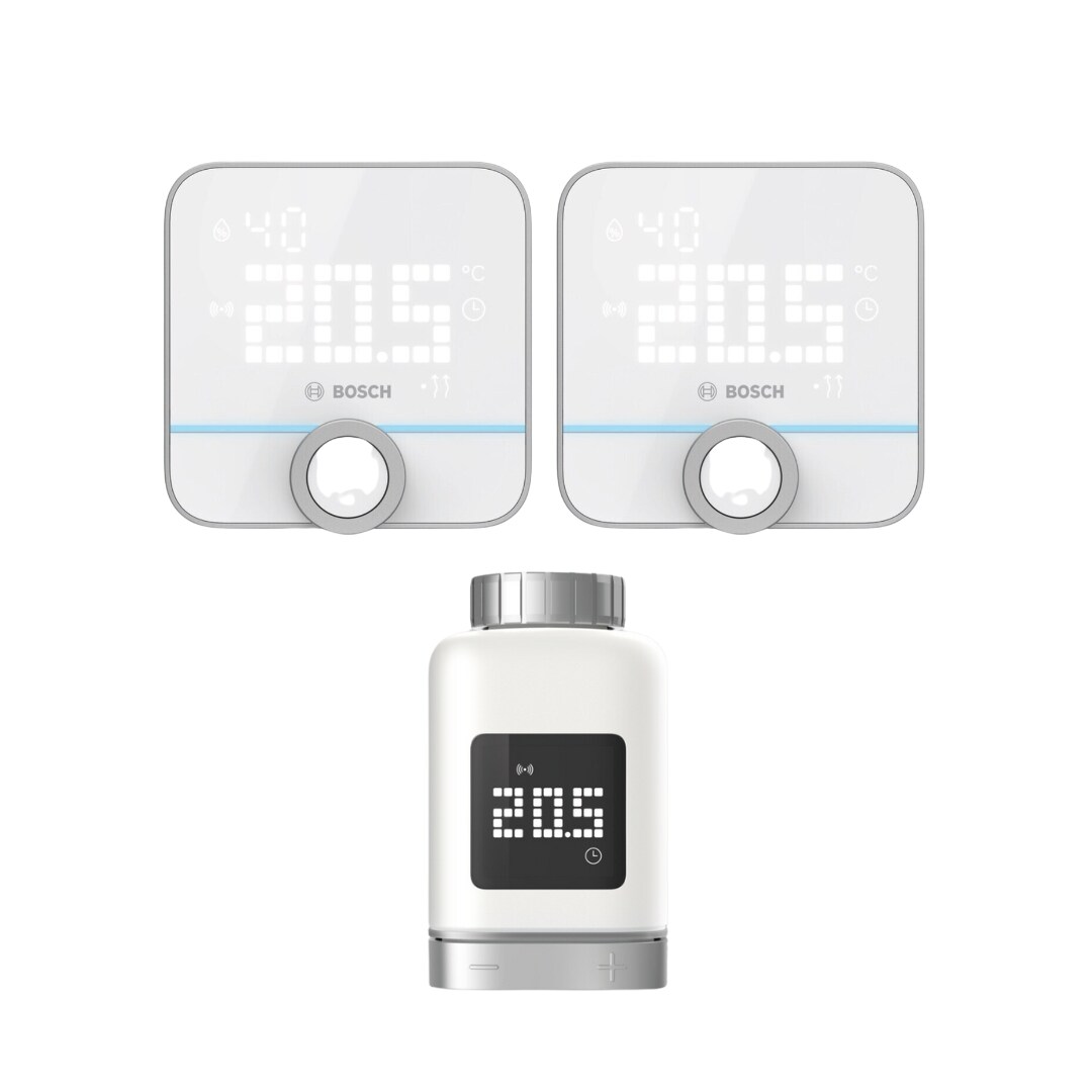 Bosch Smart Home Set Raumklima • 2 Raumthermostate • Thermostat ++