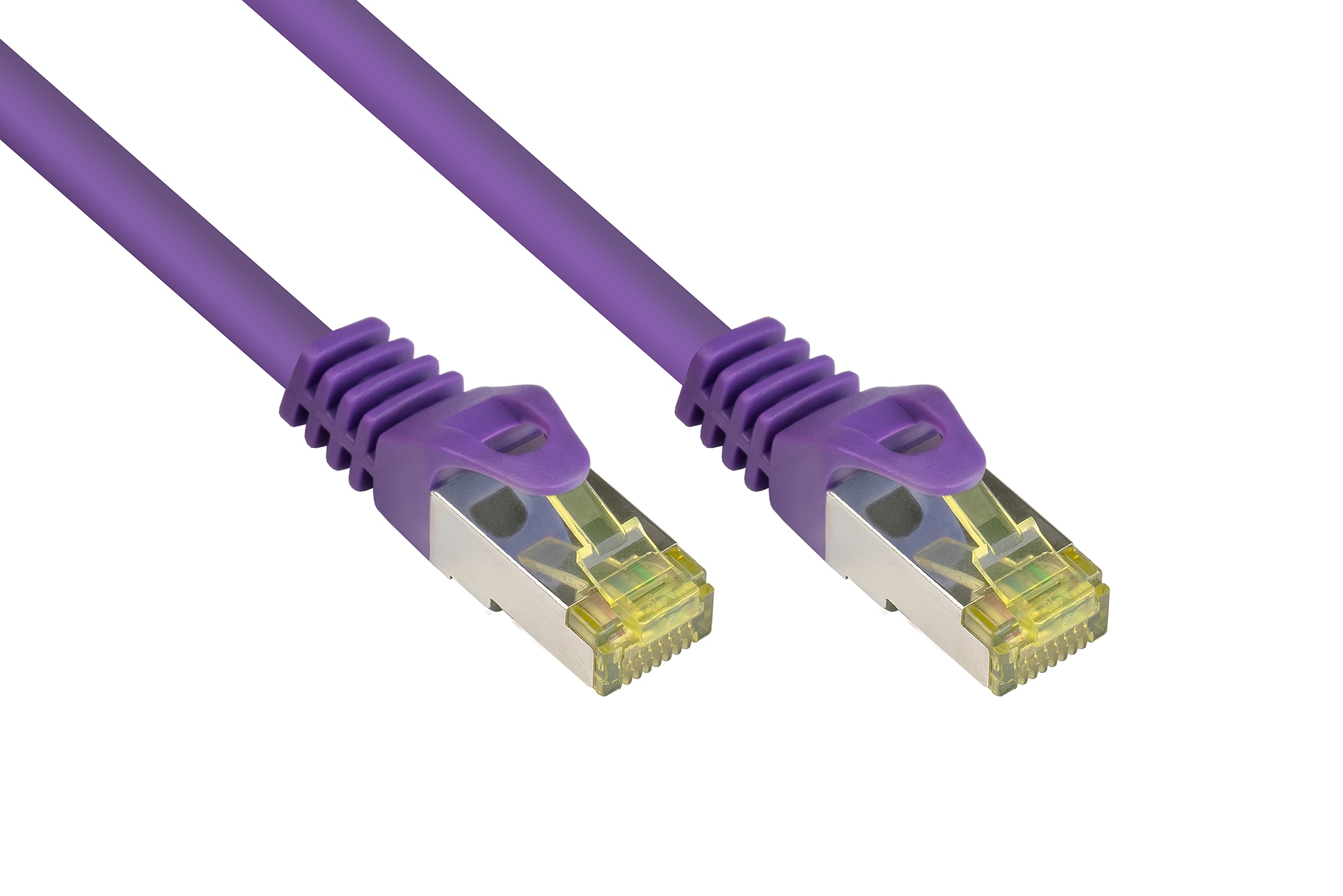 Good Connections Patchkabel mit Cat. 7 Rohkabel S/FTP 25m violett