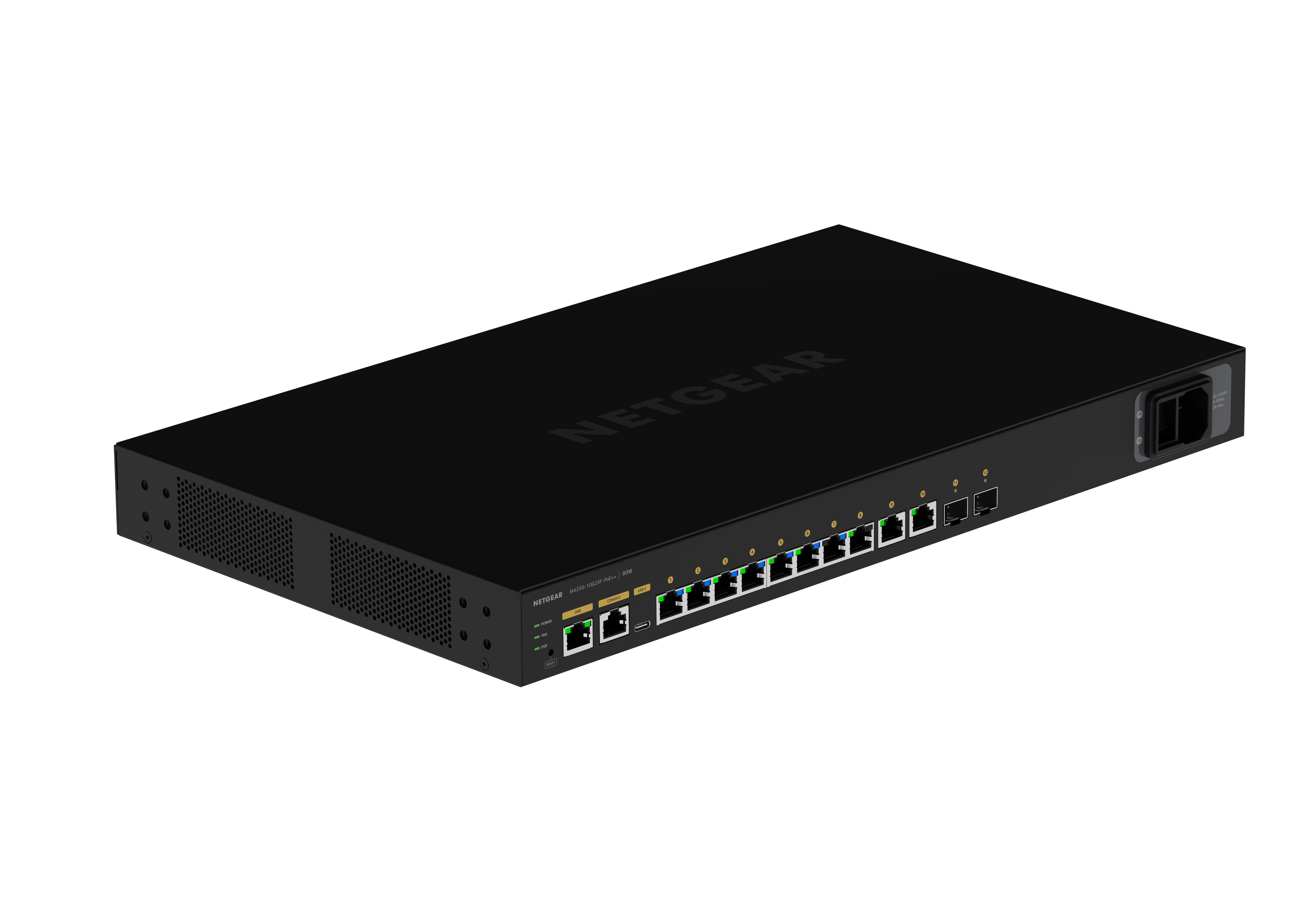 Netgear AV-Line M4250-10G2XF-PoE++ Rackmount Managed Gigabit Switch