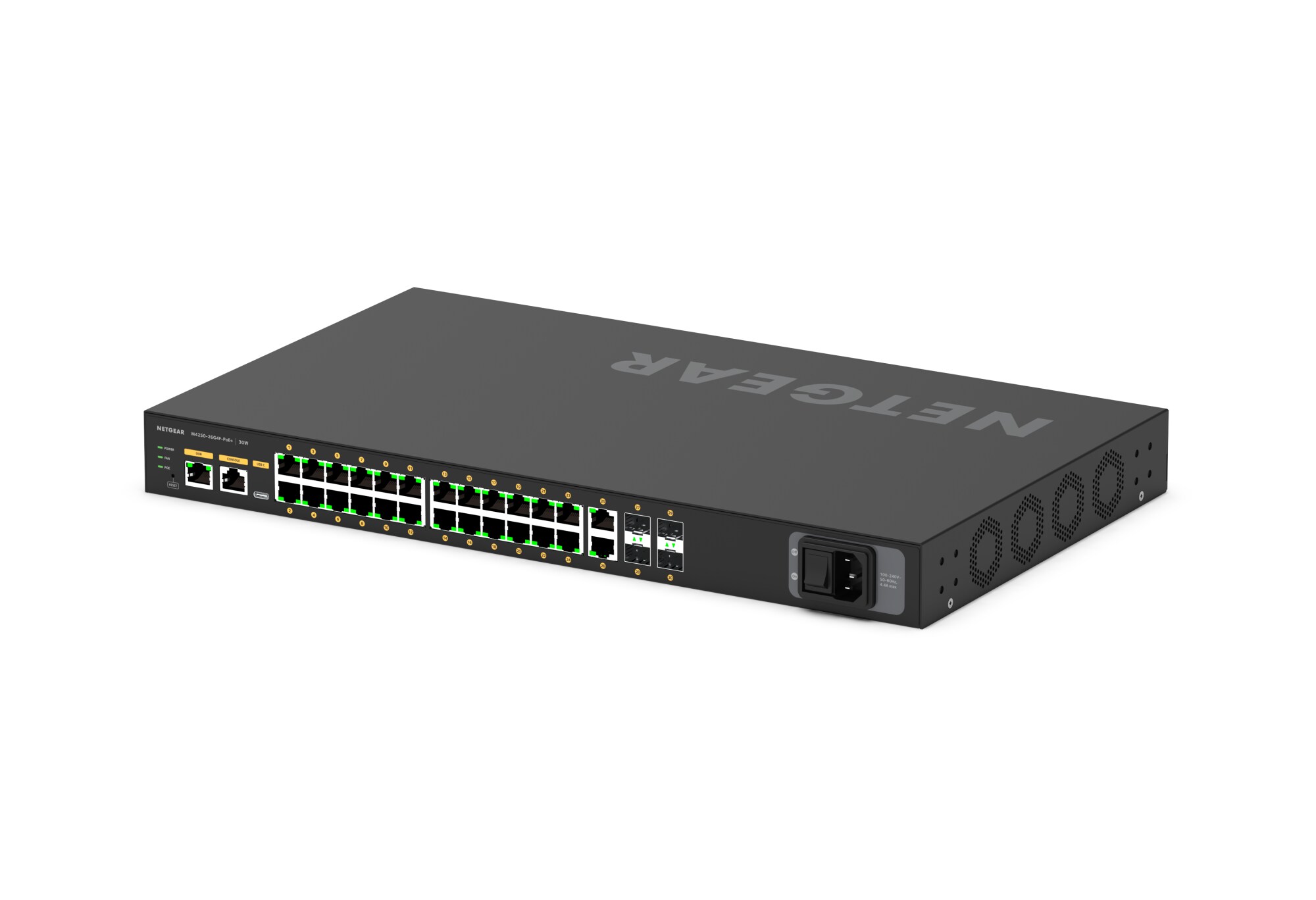 Netgear AV-Line M4250-26G4F-PoE+ Rackmount Managed Gigabit Switch