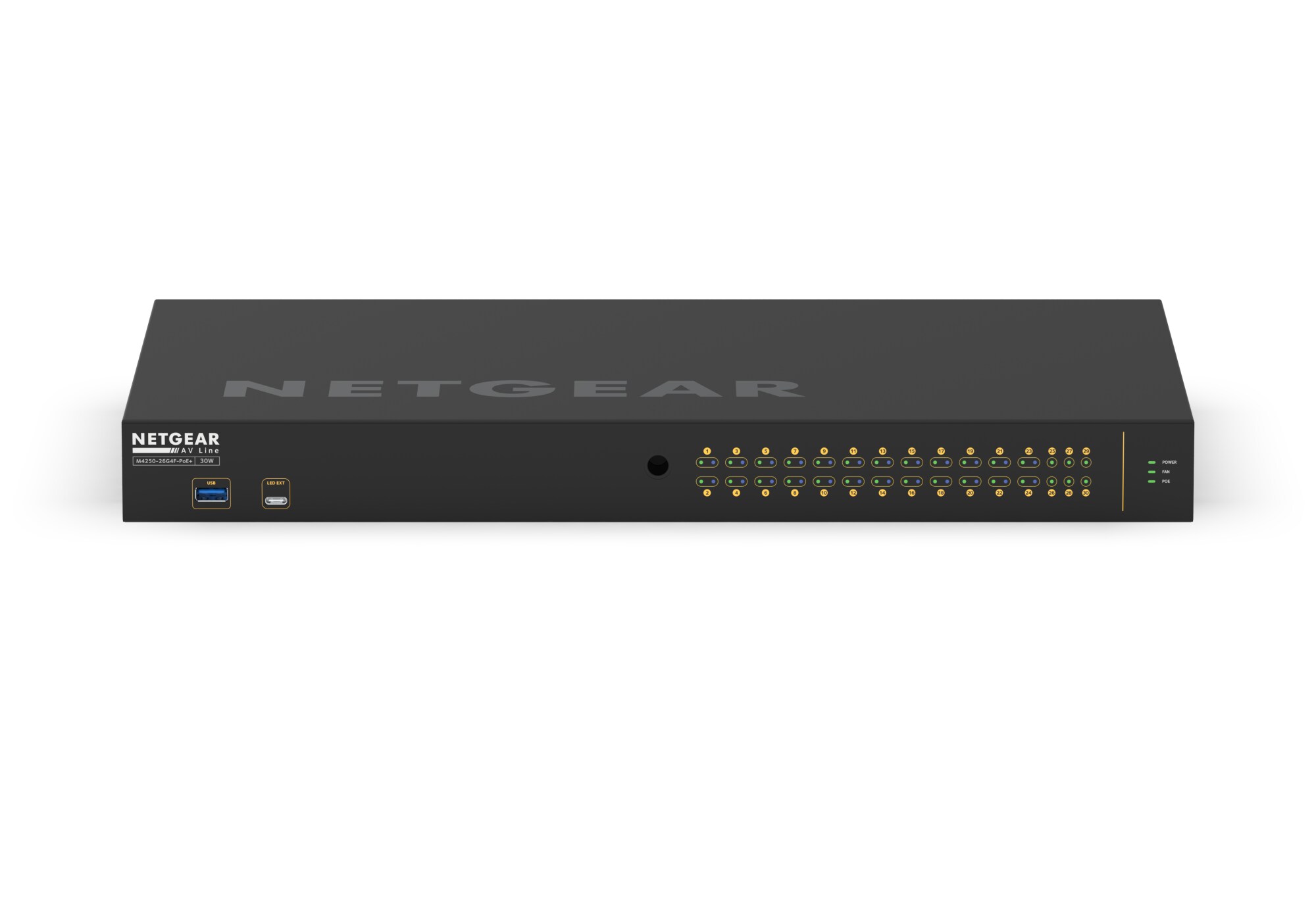 Netgear AV-Line M4250-26G4F-PoE+ Rackmount Managed Gigabit Switch