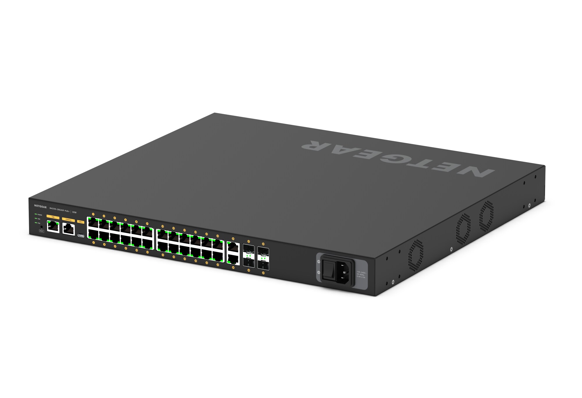 Netgear AV-Line M4250-26G4XF-PoE+ Rackmount Managed Gigabit Switch