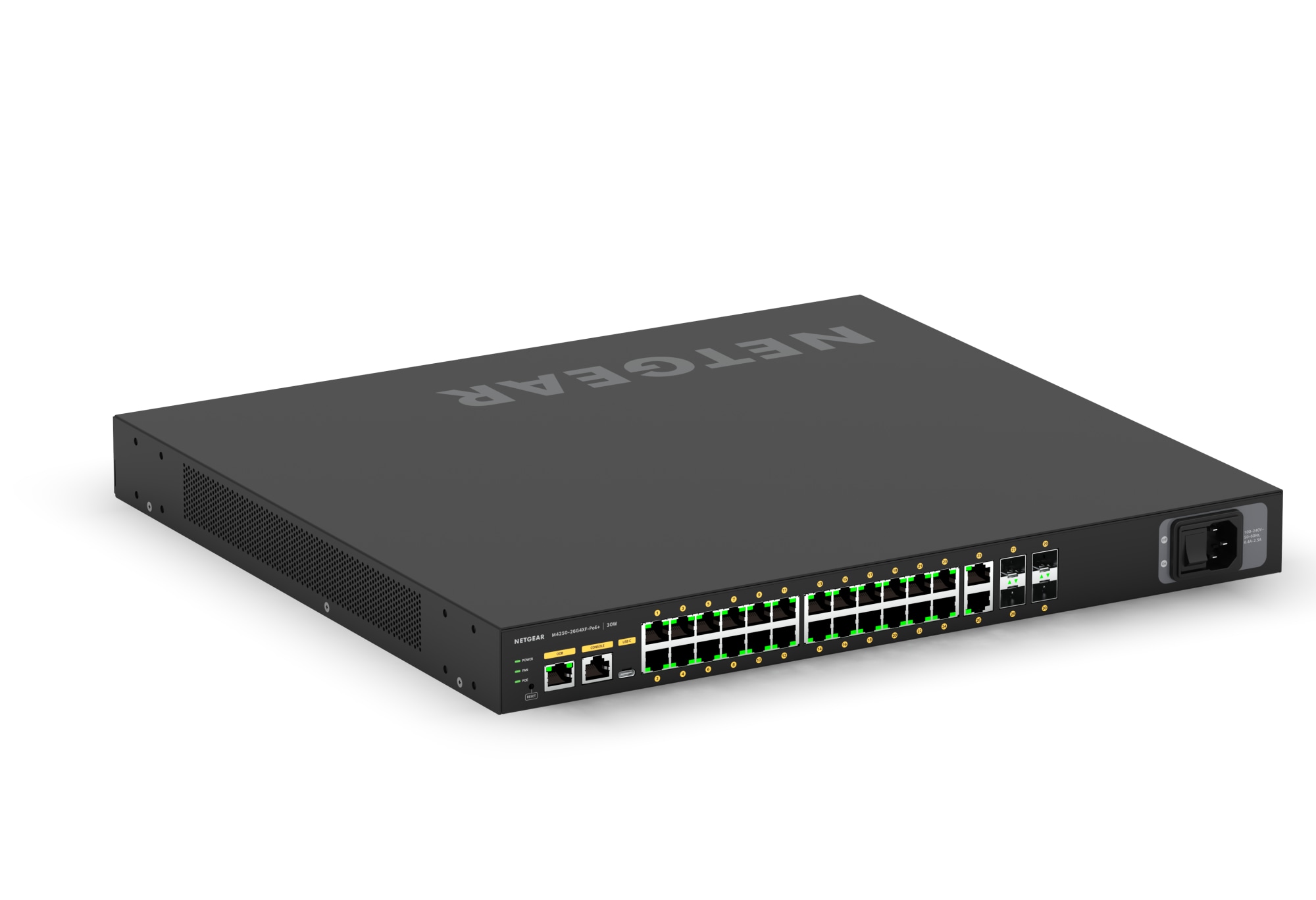 Netgear AV-Line M4250-26G4XF-PoE+ Rackmount Managed Gigabit Switch