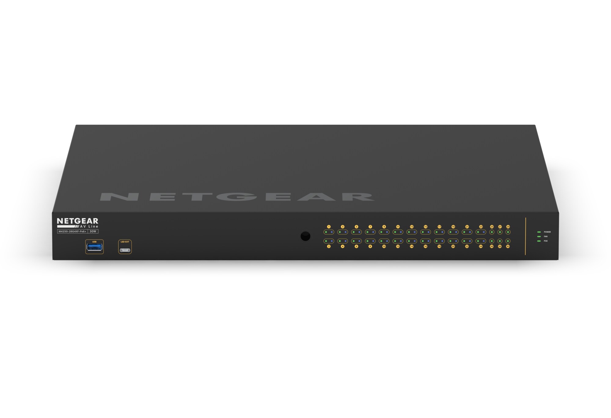 Netgear AV-Line M4250-26G4XF-PoE+ Rackmount Managed Gigabit Switch