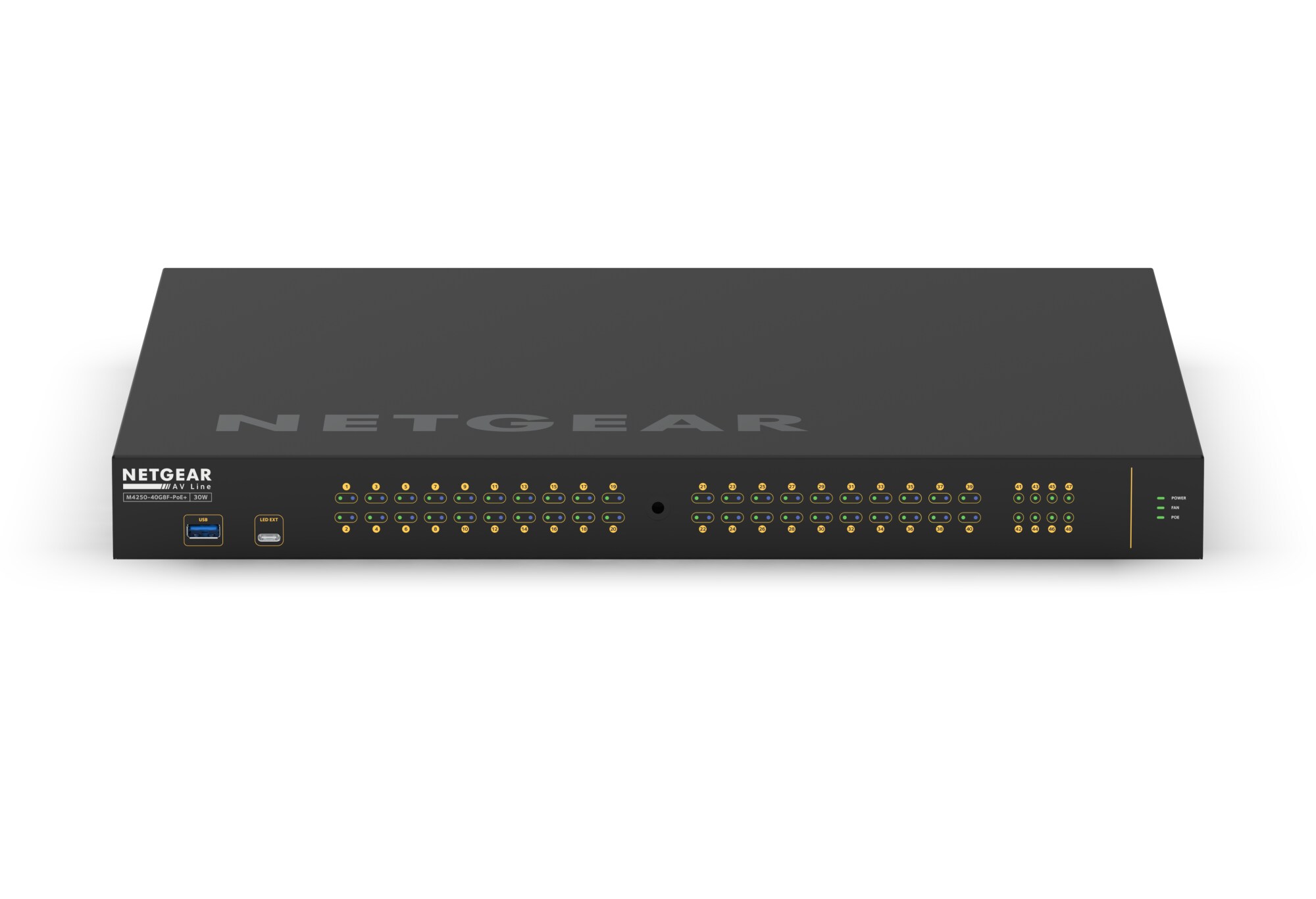 Netgear AV-Line M4250-40G8F-PoE+ Rackmount Managed Gigabit Switch