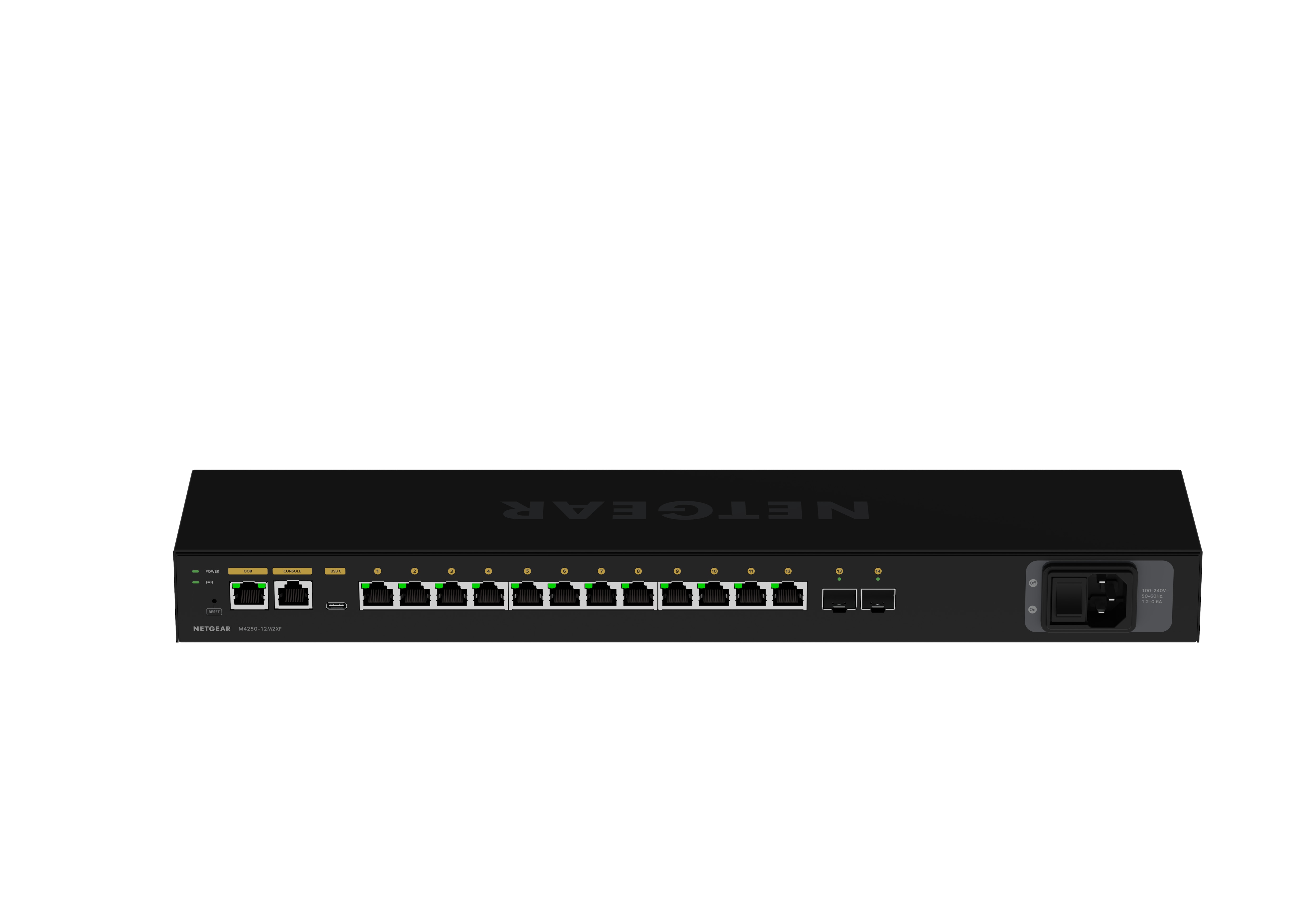 Netgear AV Line M4250-12M2XF 12x RJ-45, 2x SFP+ Rackmount 2.5G Managed Switch