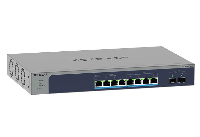 Netgear MS510TXUP 8x RJ-45, 2x SFP+, 295W PoE++ Desktop Gigabit Smart Switch