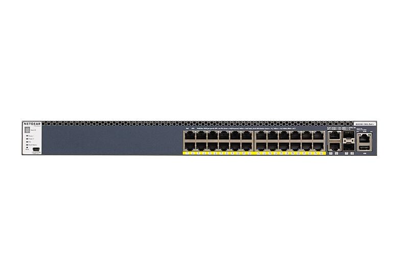 Netgear ProSAFE M4300-28G 26x RJ-45, 2x SFP+, 480W PoE+ Rackmount Managed Switch